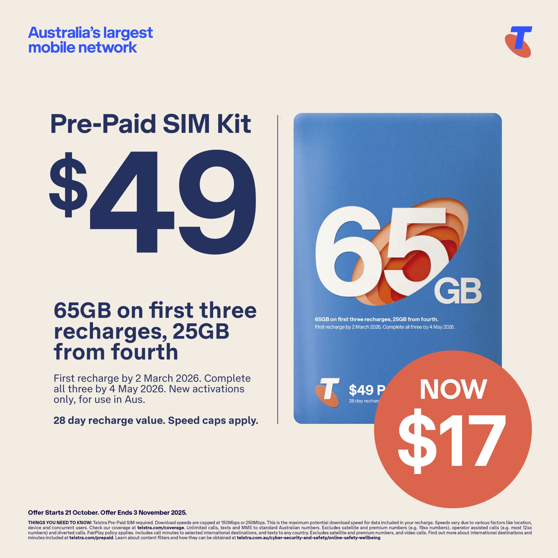 Roly's - 🔥 Hot Telstra Prepaid Deal! 🔥 Connect a $49 Telstra Prepaid ...