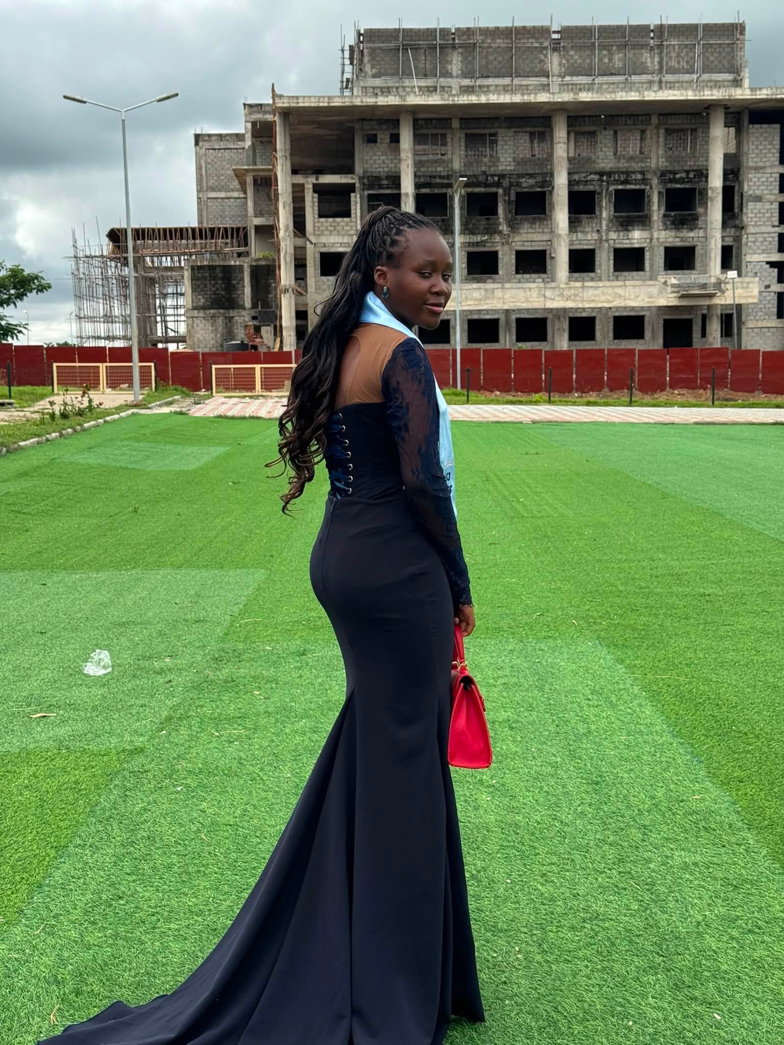 graduation dresses in nigeria Custom-made senior secondary school dress Pink