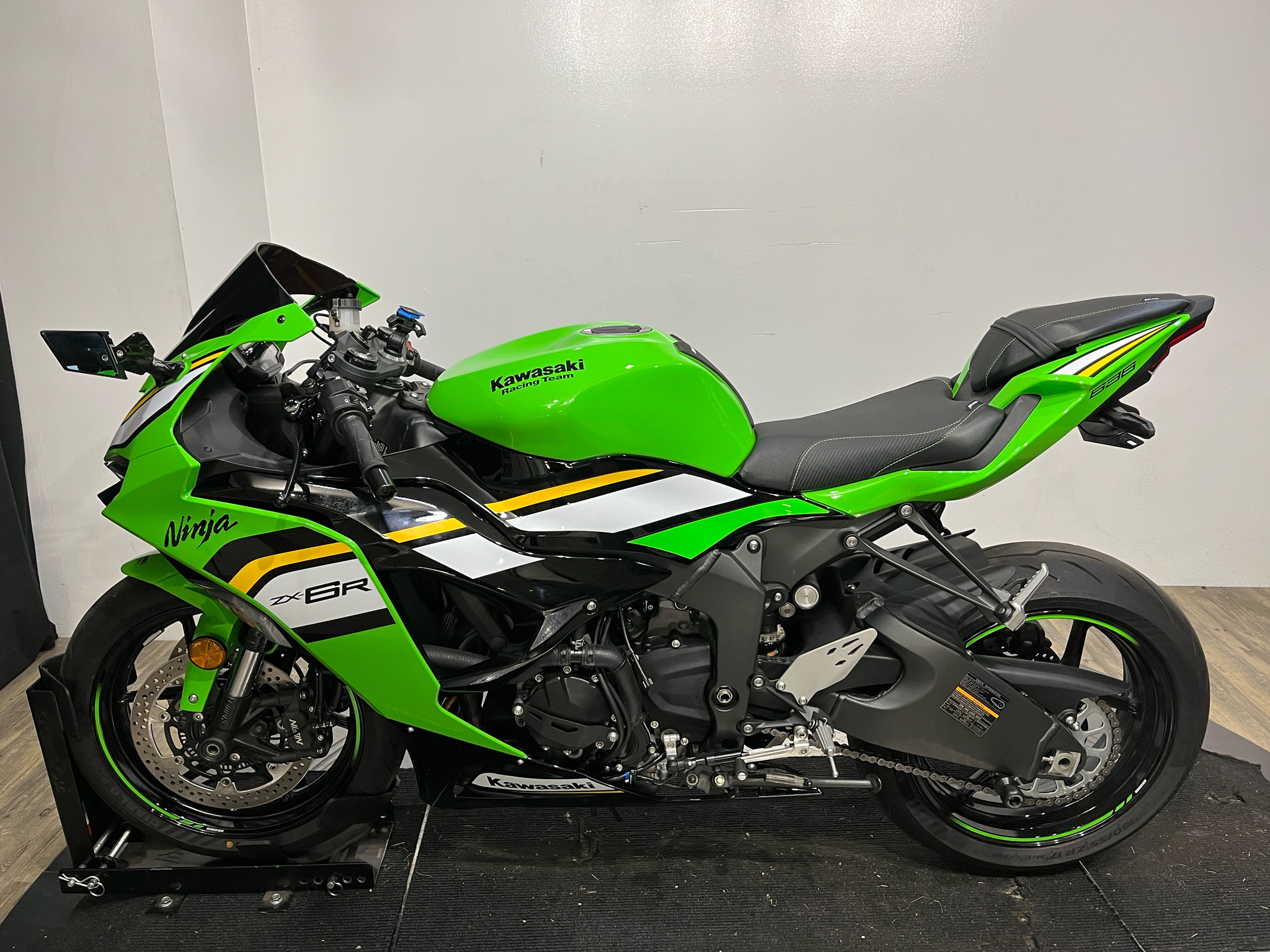 Used 2025 Kawasaki Ninja ZX-6R KRT Edition with only 1,553 miles