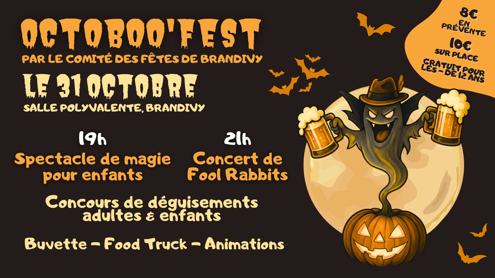 Octoboo'fest : Soirée Halloween & Oktober Fest 🎃