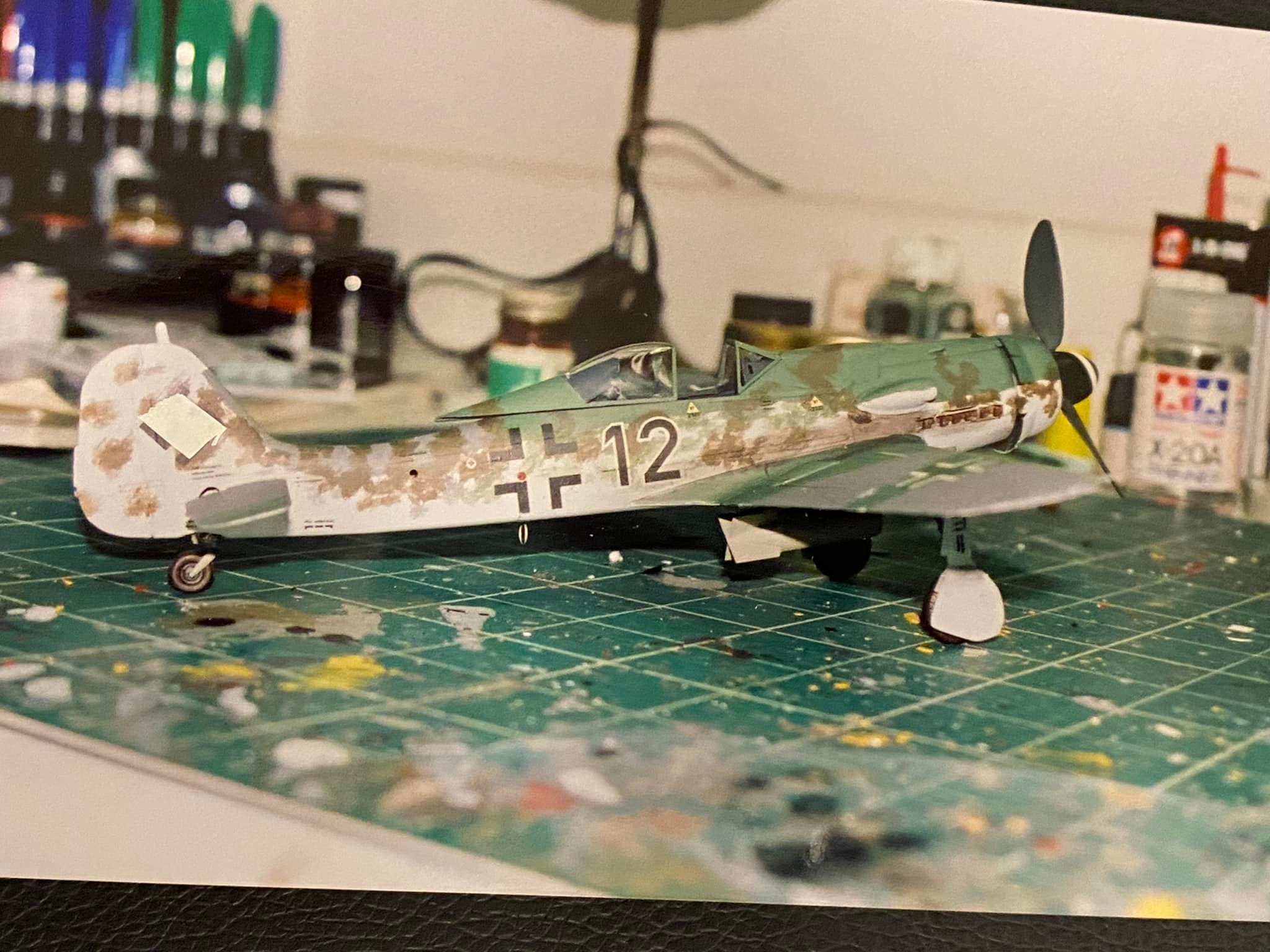 Trimaster 1/48th scale Fw-190D-9 model build
