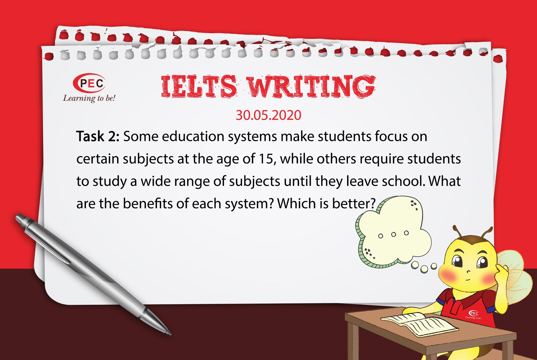 🔰 GỢI Ý ĐỀ IELTS WRITING Task 2 |... - PEC IELTS Hải Phòng | Facebook