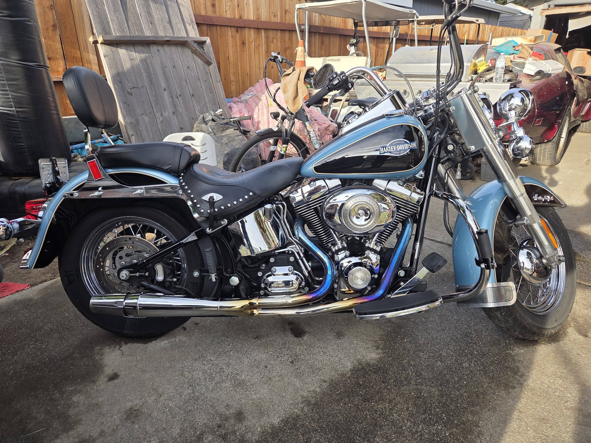 Leather conditioner for Harley Davidson saddlebags