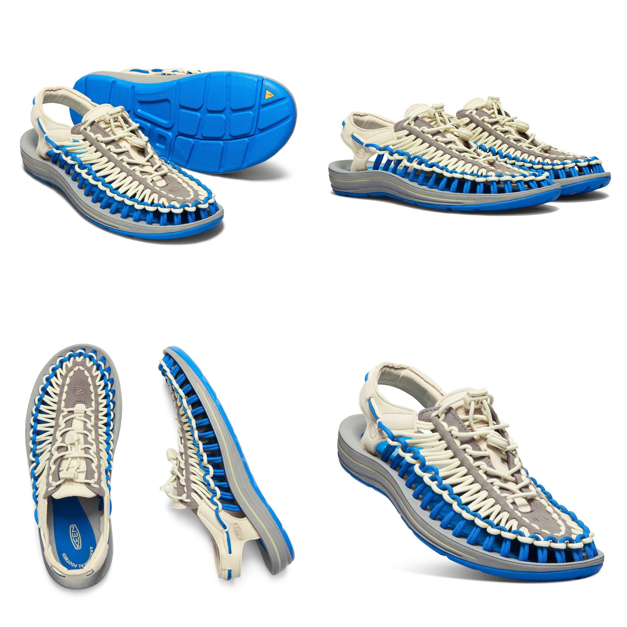 KEEN - Men : UNEEK X Bamboo Shoots (Sage Green/Imperial Blue) Size