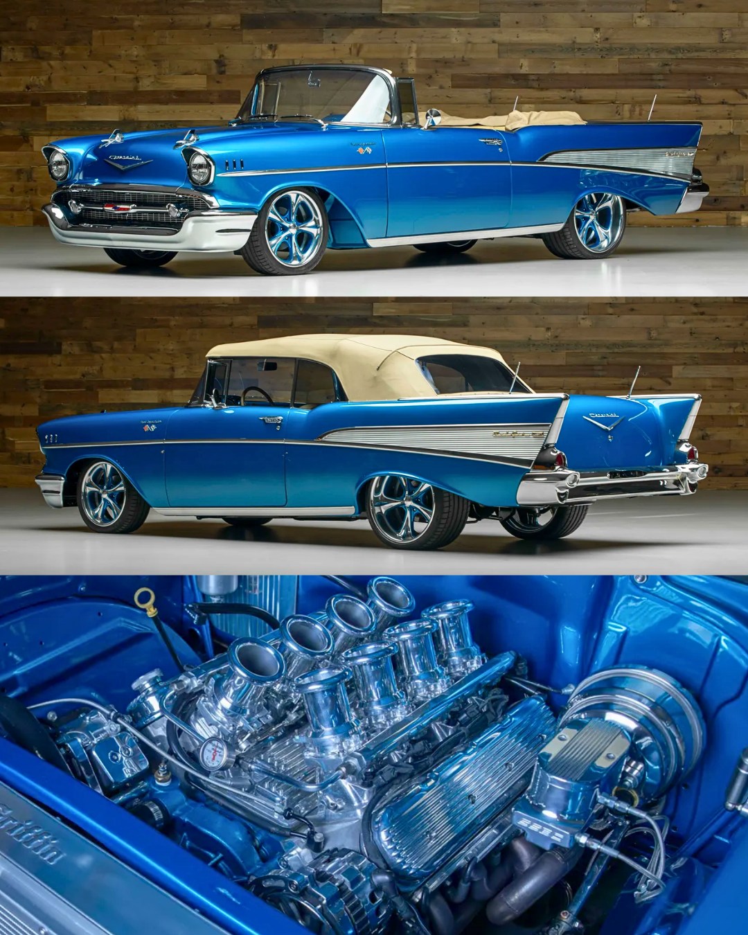 Art Morrison Chassis. 525 Horsepower. The 1957 Chevrolet Bel Air
