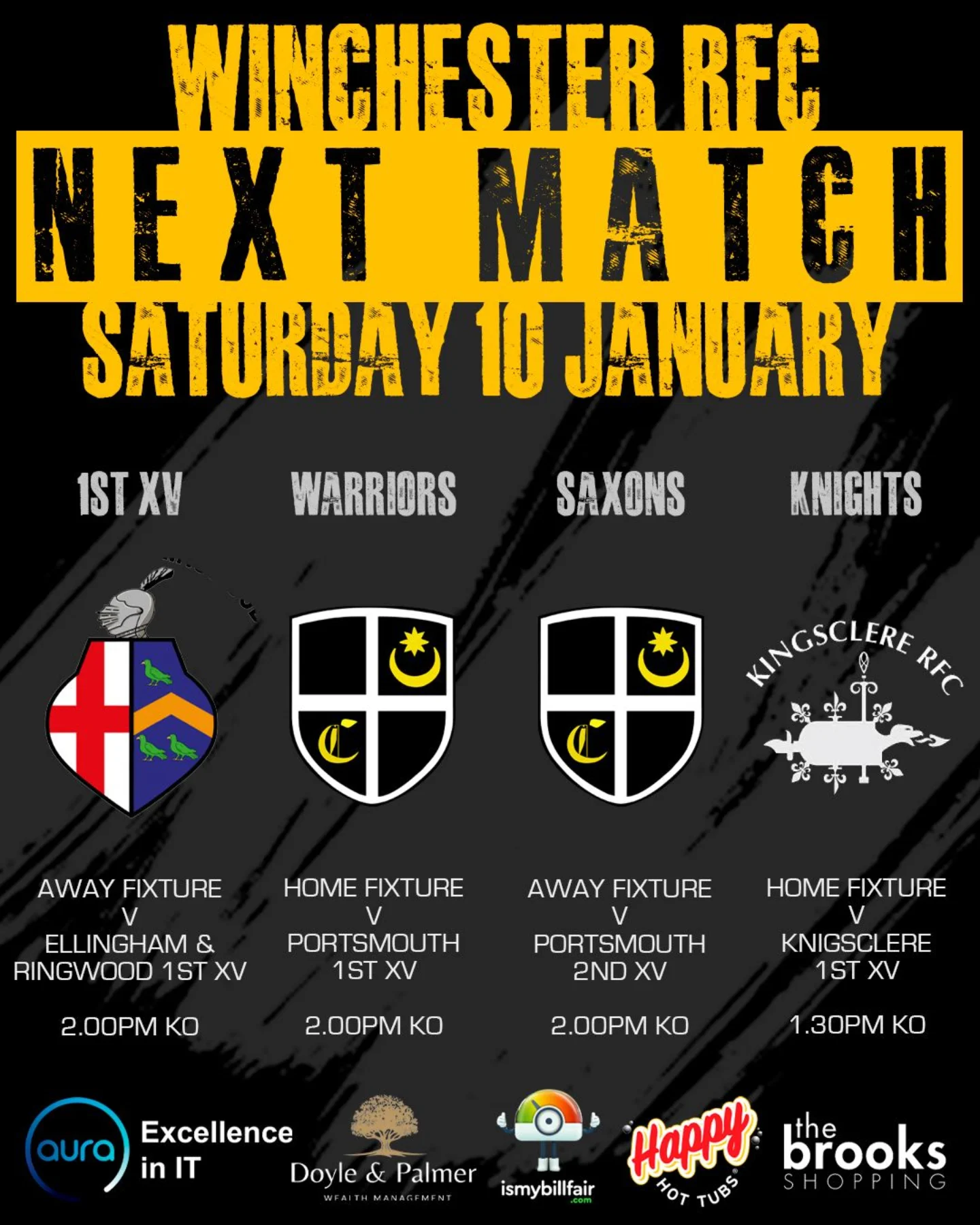 Winchester - Men's rugby is back for 2026 🔥 ⚫ 1st XV on the road to ...
