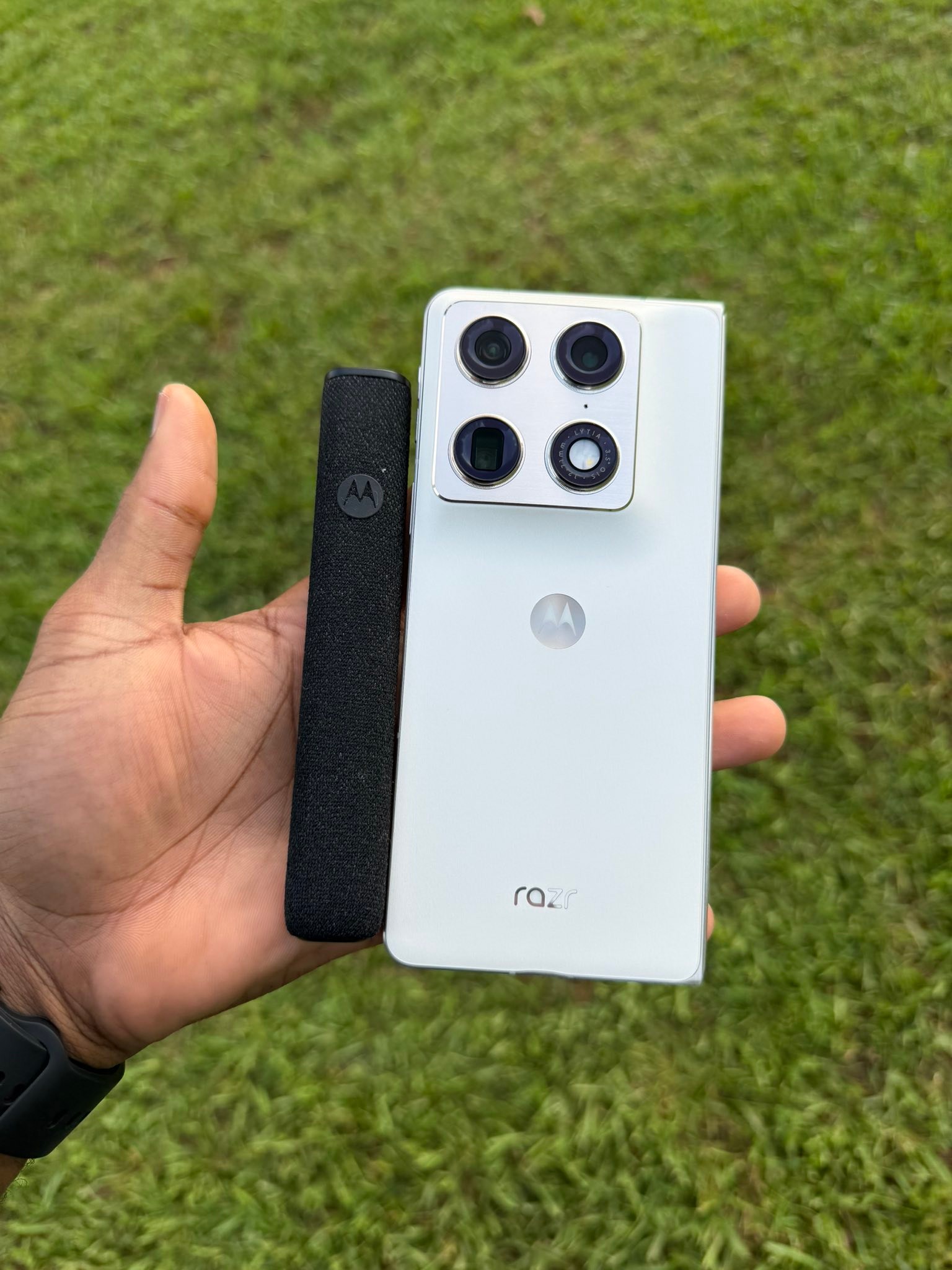Motorola Razr Fold with the moto pen ultra