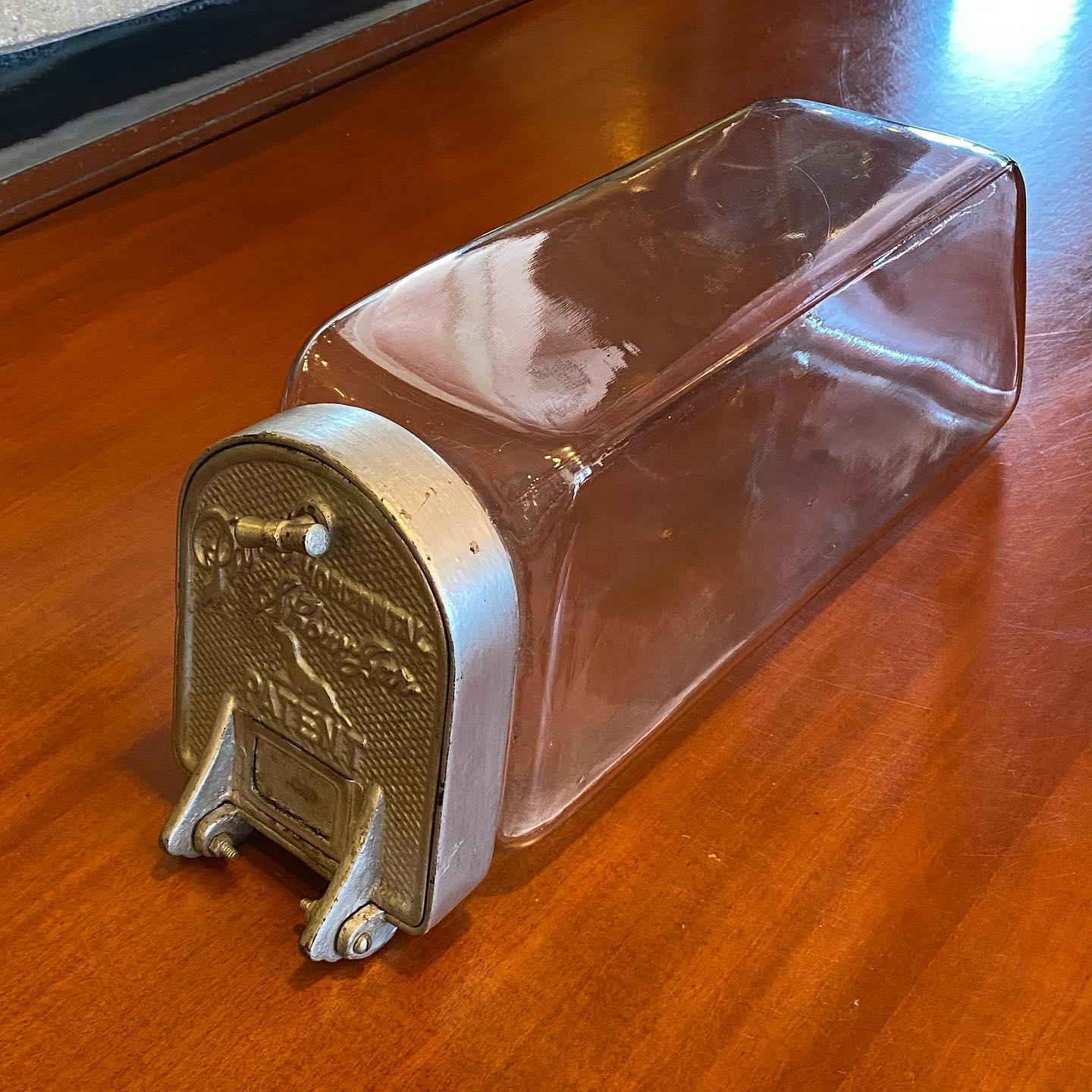 ANTIQUE PANAY HORIZONTAL SHOW JAR, GENERAL STORE DISPLAY 1920's