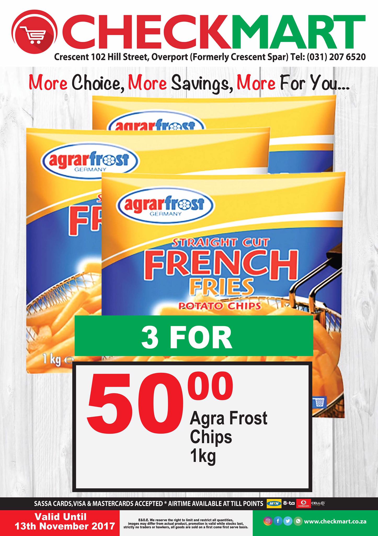 Overport! Don't miss these great... - Checkmart Supermarket
