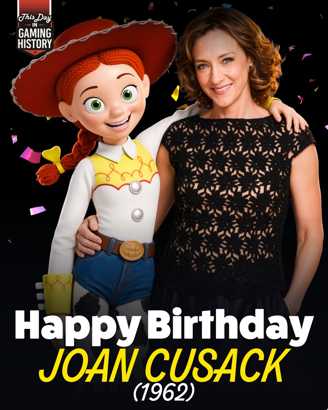 Happy 64th Birthday, Joan Cusack, the voice of Jessie Toy Story 2