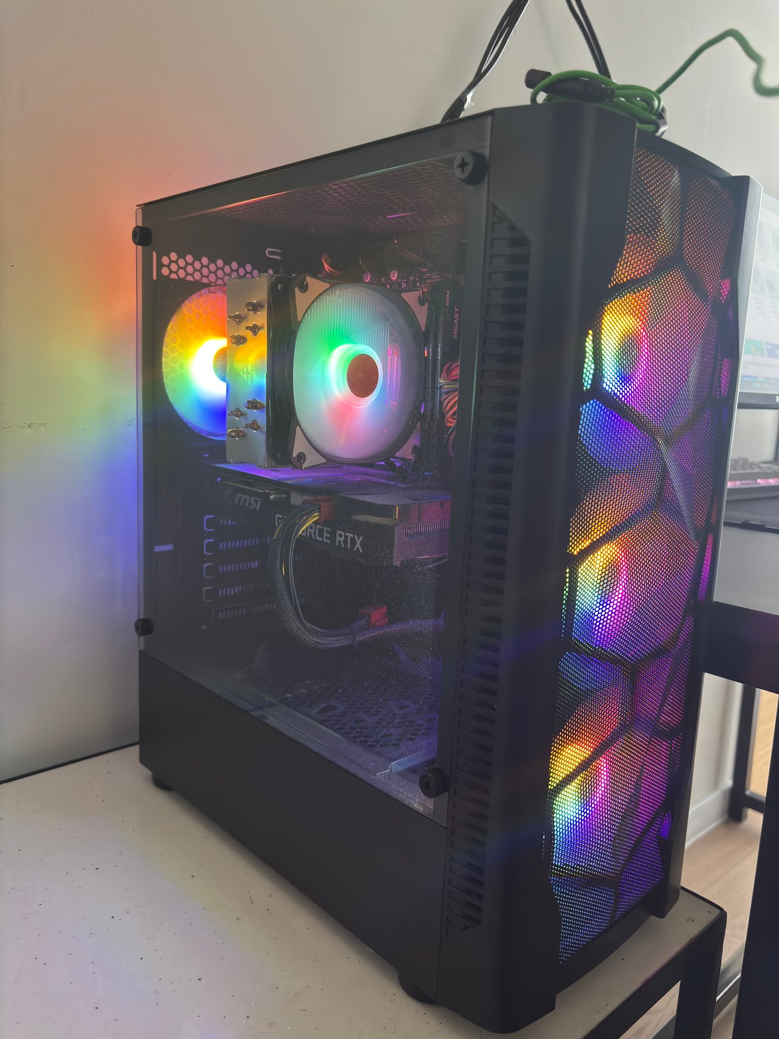Gaming PC build with i5 12400F and MSI RTX 3060 Ti