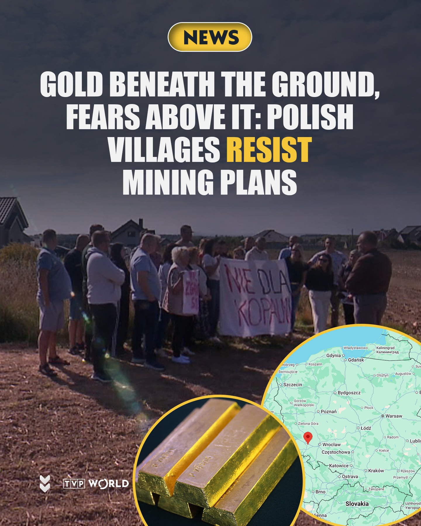 Nearly 1 ton of gold could be beneath this Polish countryside