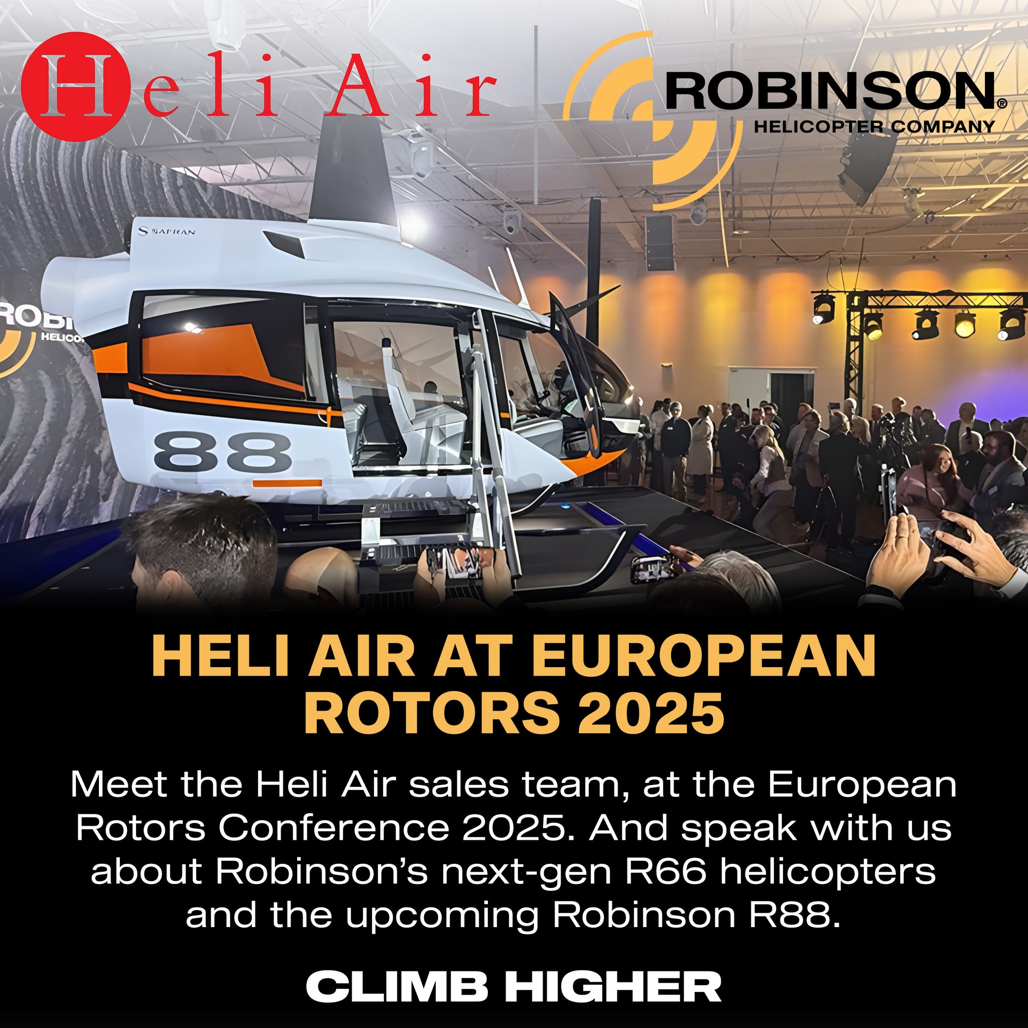 Heli - 🚁 Meet the Future of Robinson at European Rotors 2025 🚁 The all ...