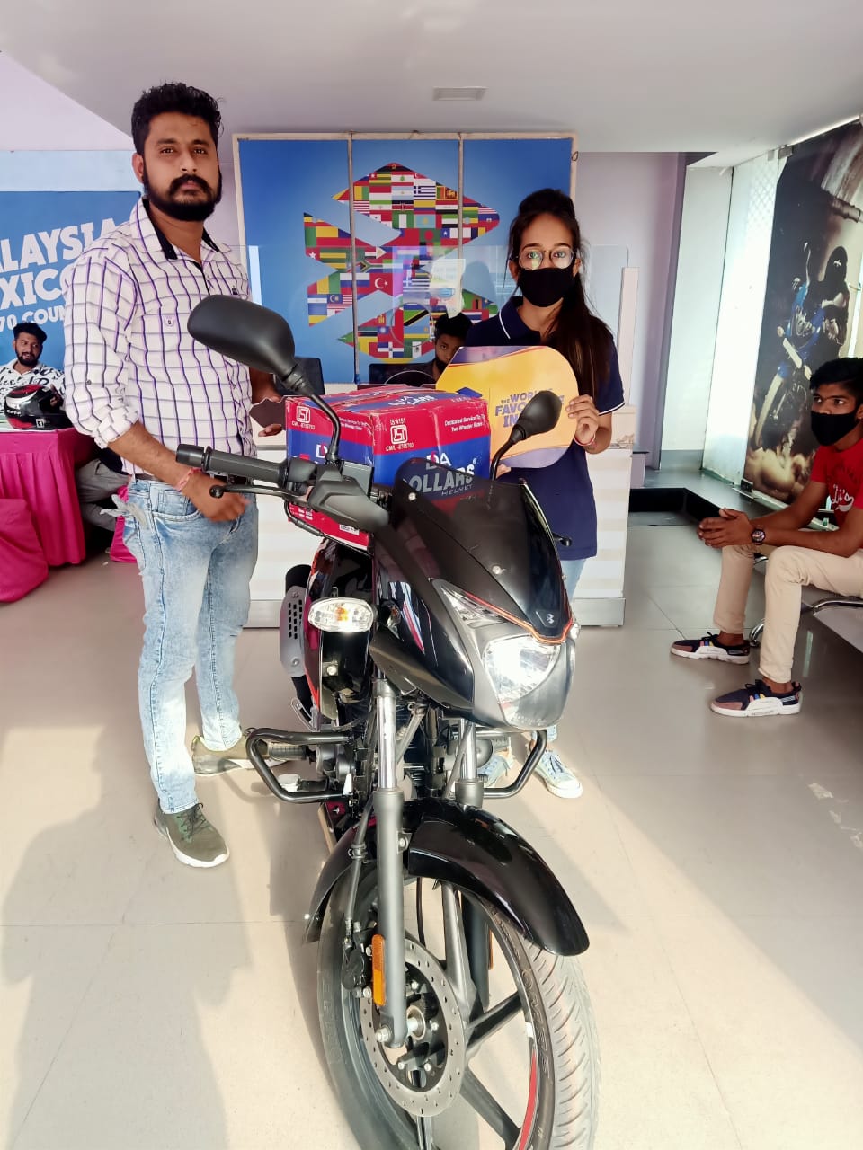 We proudly welcome Mr. Akshay... - Bajaj At Raja Motors | Facebook