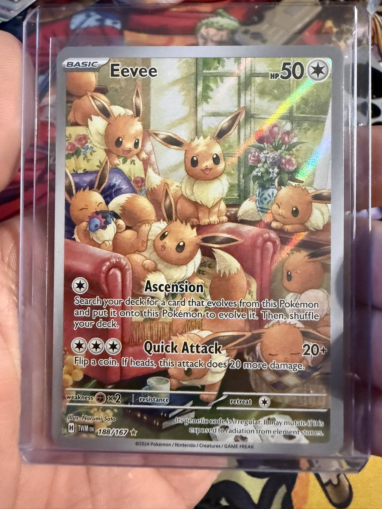 eevee evolutions pokemon card pack Exclusive Pokmon Cards  Simplified Chinese Gem Vol. 2  Meaning Less Art Inc Features 9 Pokmon TCG booster packs 1 promo card featuring Eevee V 1 promo card featuring Vaporeon V 1 promo card featuring Jolteon V 1 promo card featuring Flareon V 1 promo card featuring Espeon V 1 promo card featuring Umbreon V 1 promo card featuring Leafeon V 1 promo card featuring Glaceon V 1 promo card featuring Sylveon V A code card for Pokmon TCG Live Product Description Get ready to have your hands full with a ton of Pokmon TCG cardswith Eevee V at the forefront Favorite Eevee pulled from a