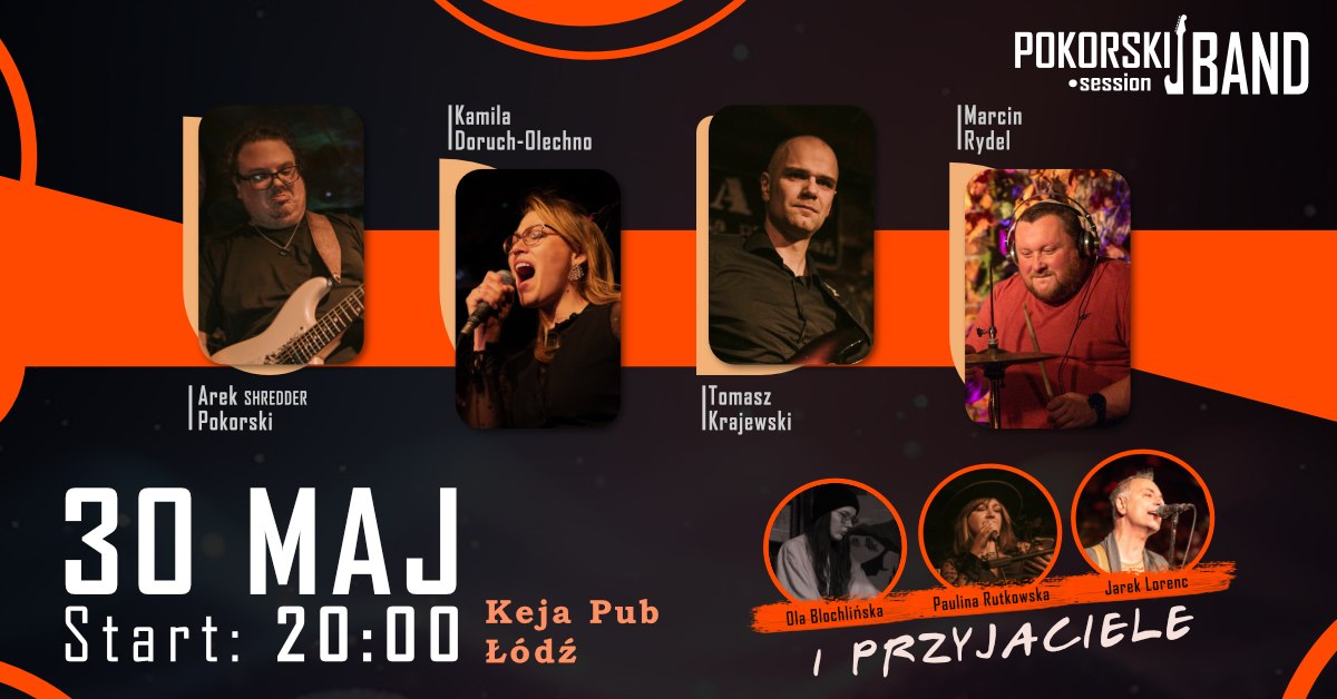 🎸 Pokorski Session Band + Goście // Koncert w Keja Pub! 🎶