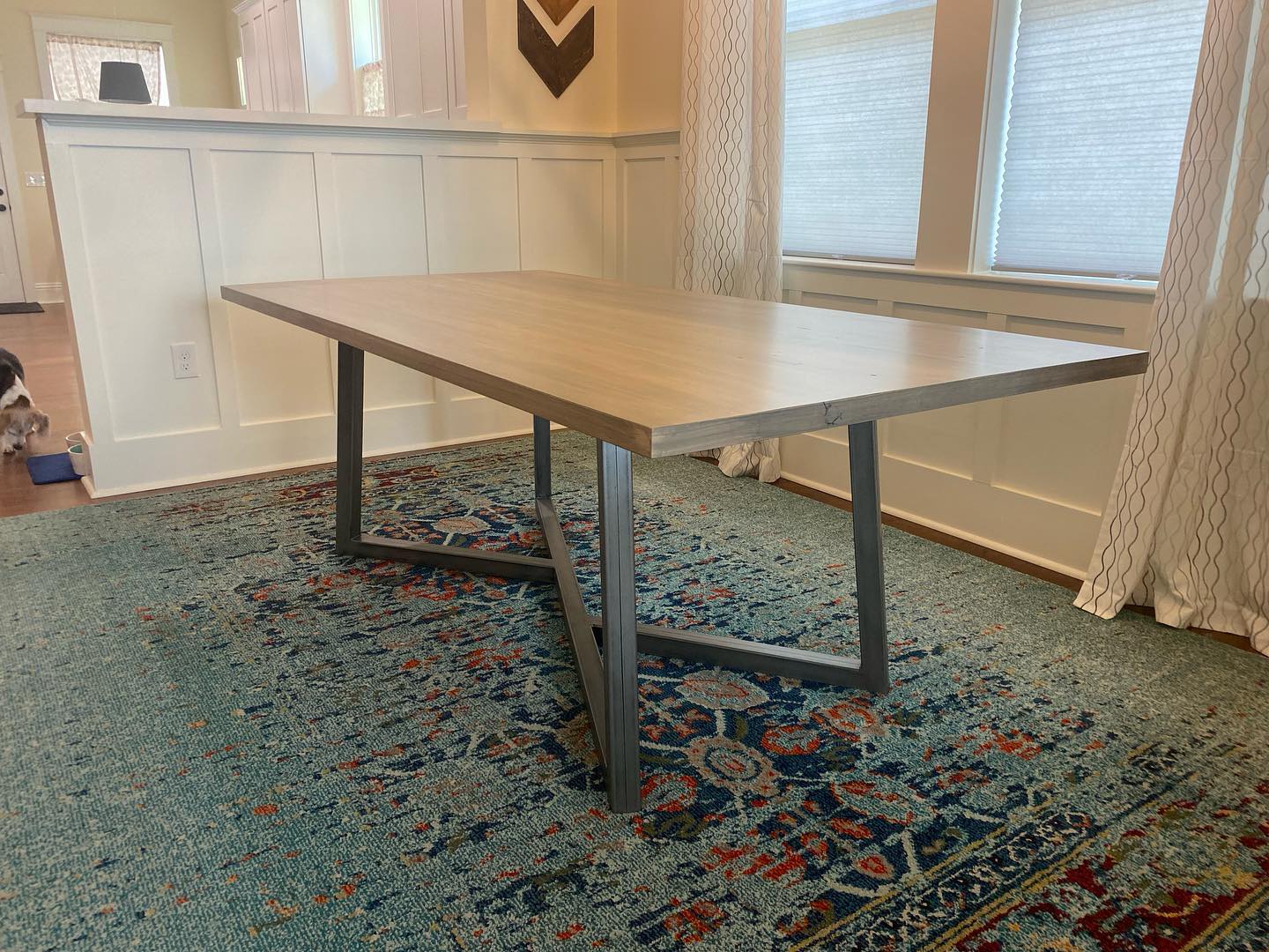 GM Tampa Bay Custom Dining table made... - Rustic Blueprint