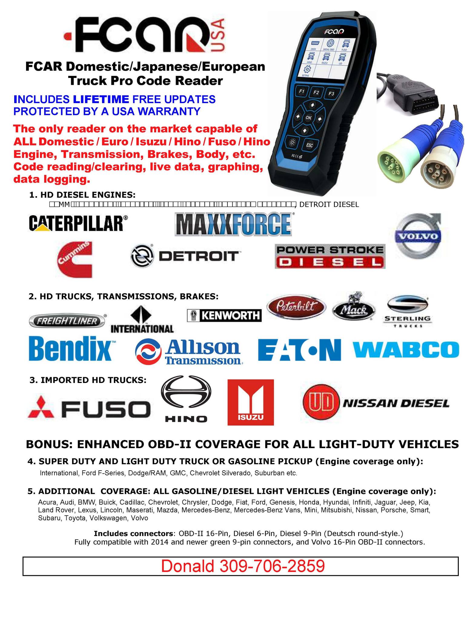 FCAR USA Scanners and Shop Equipment | Bloomington IL