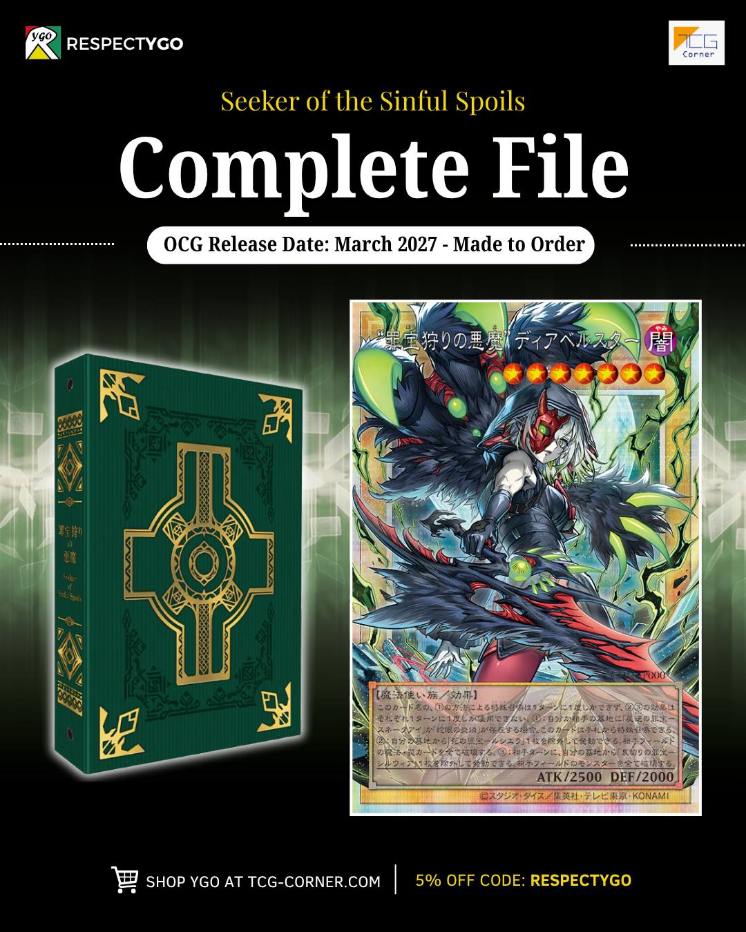 Yu-Gi-Oh 'Seeker of the Sinful Spoils' complete file release in