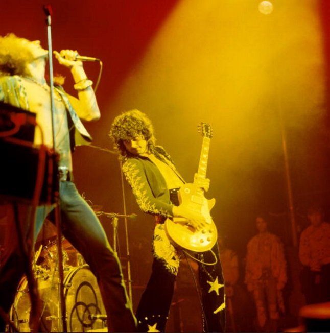 Led Zeppelin at Madison Square Garden, 1973. Photo by David