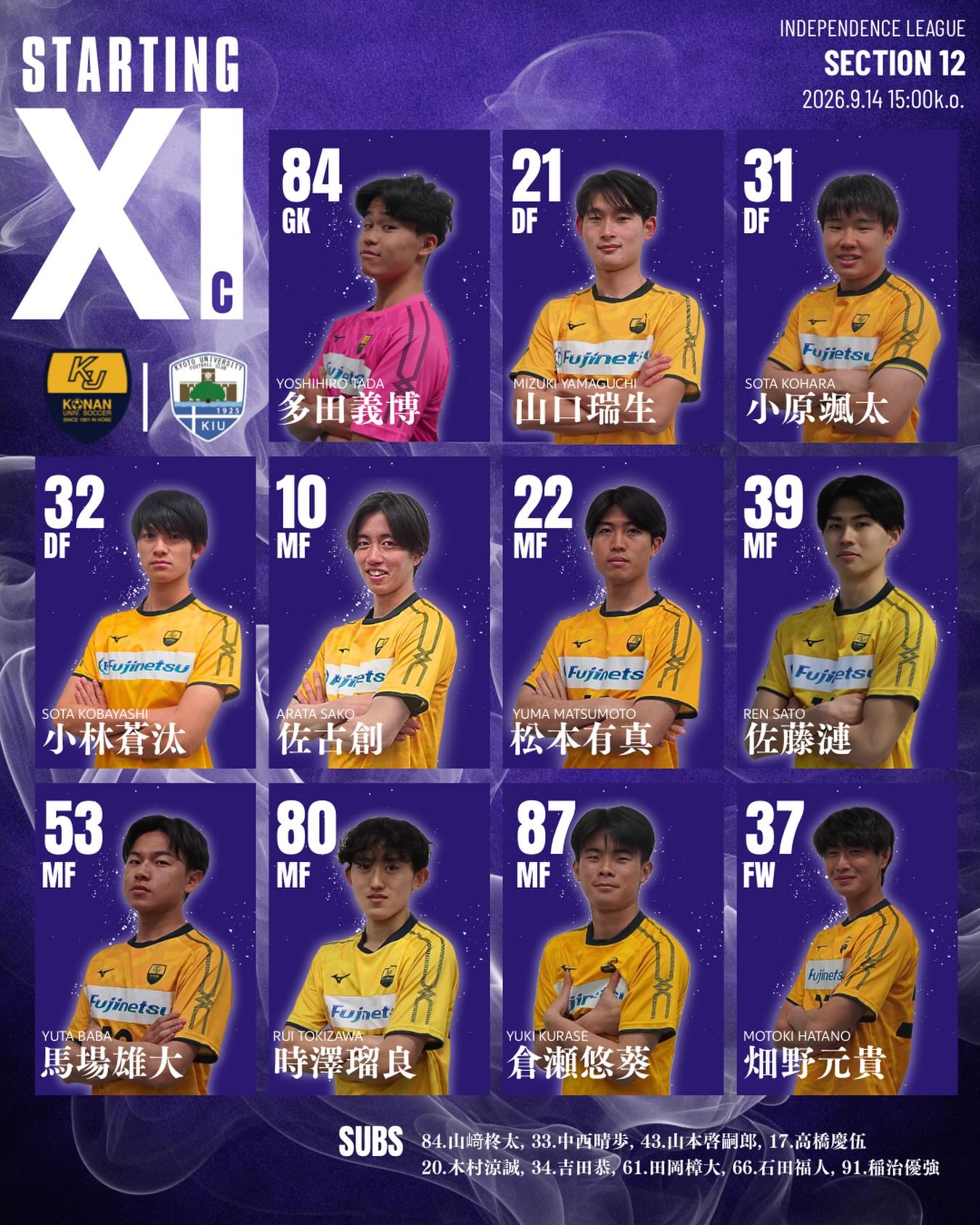 甲南大学　関西　1部　体育会サッカー部　ユニフォーム　M 甲南大学体育会サッカー部 (@konanunivsoccer) • Facebook