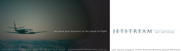 Jetstream - FBO at SADF now re open!! just call as to +541147930926 or ...