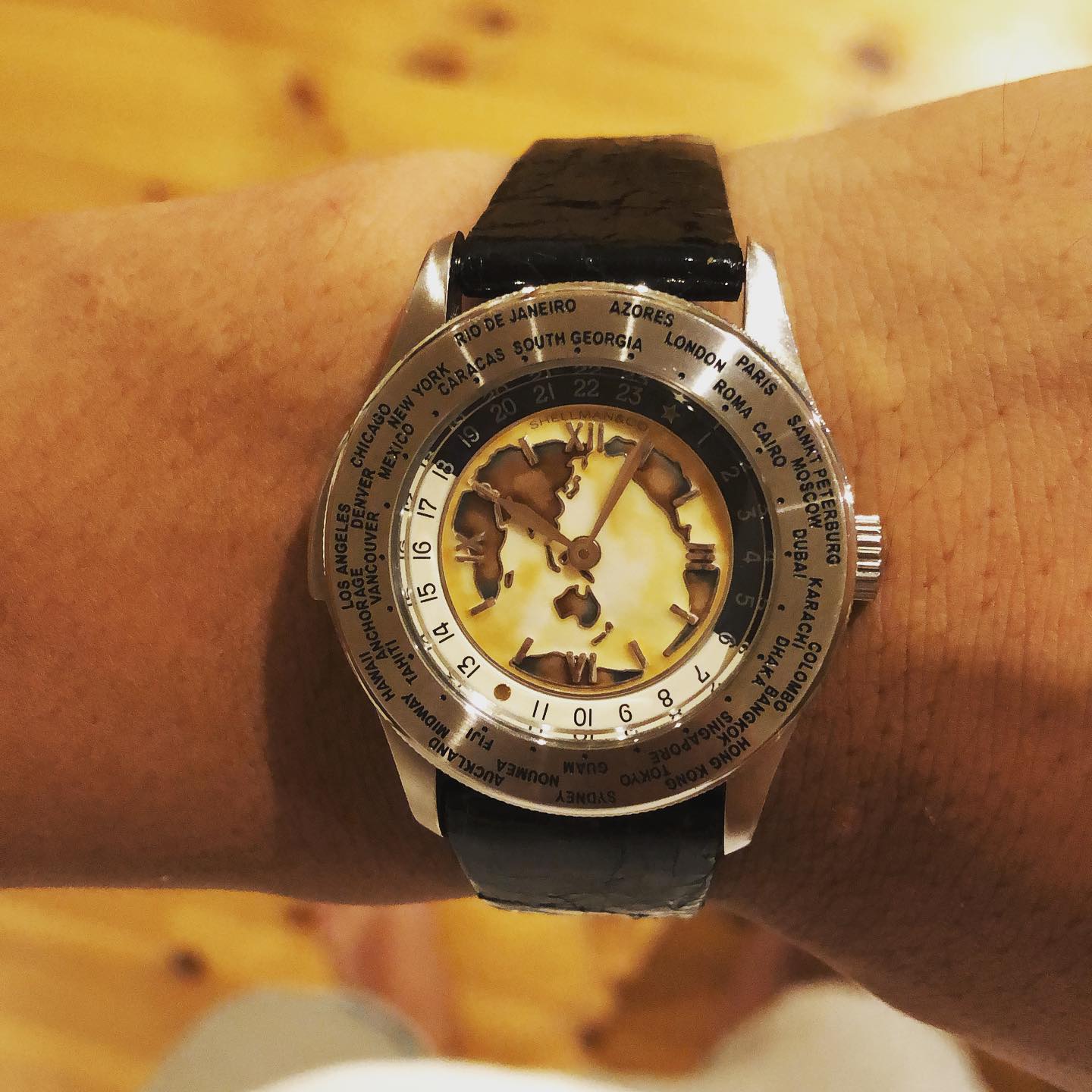 ジャンクShellman World Time Minutes Repeater