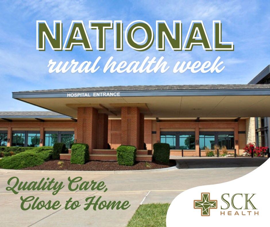 SCK Health - 🌾🏥 It’s National Rural Health Week! 🏥🌾... | Facebook