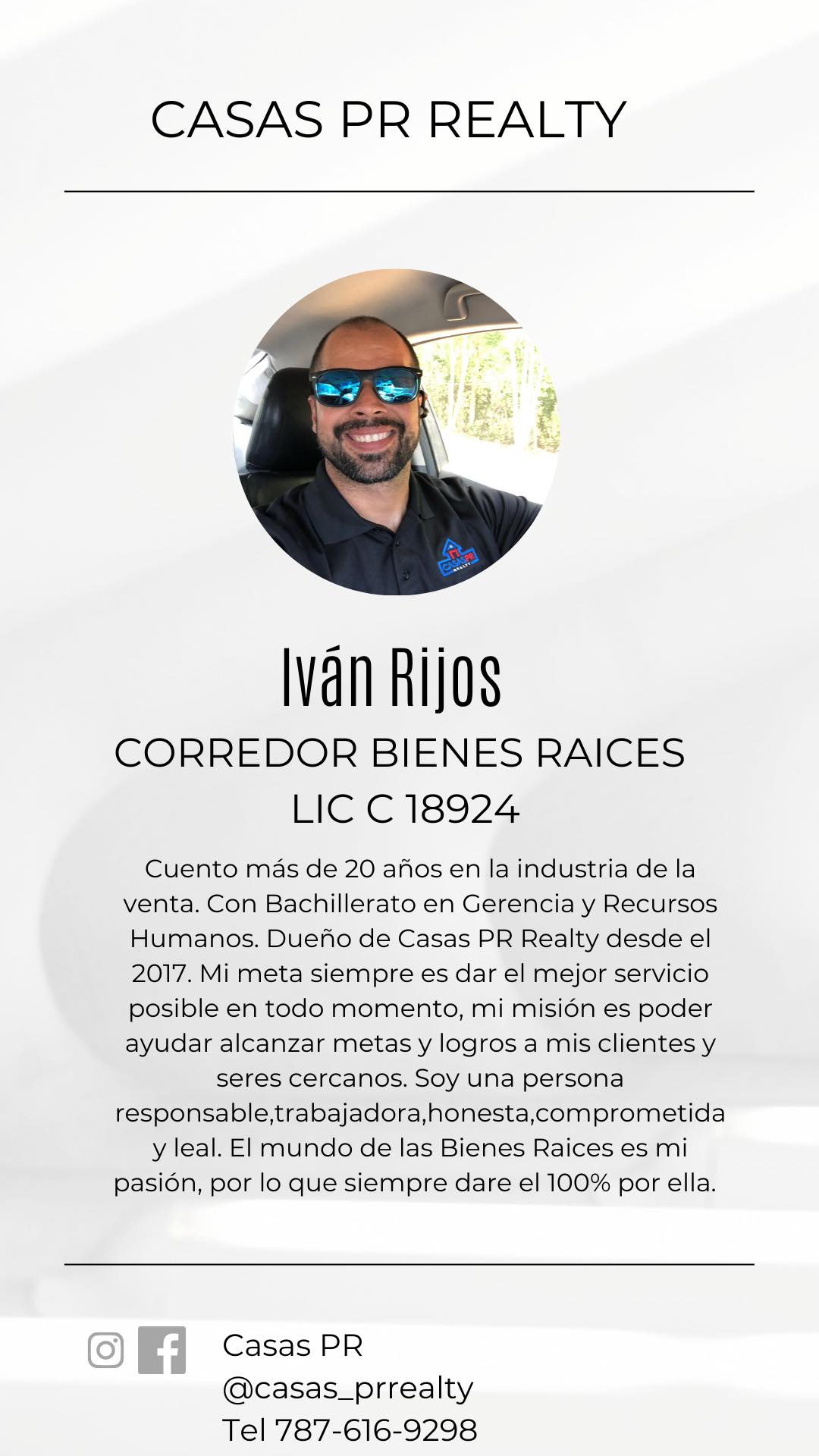CASAS PR - Conoce un poco al Corredor Iván Rijos (CASAS PR... | Facebook