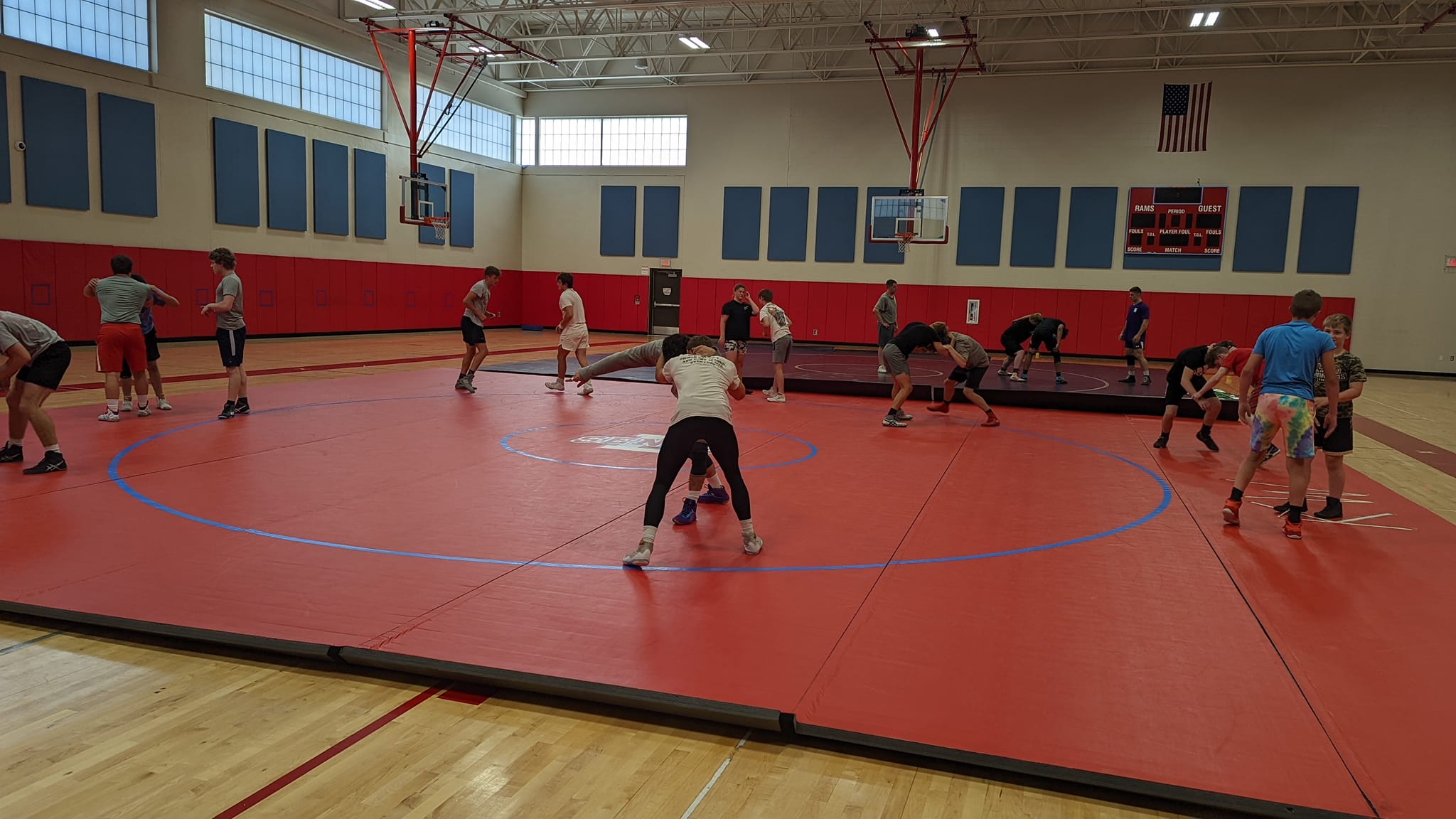 Day 1 of the 2022 Ram camp... - DBQ Senior Rams Wrestling
