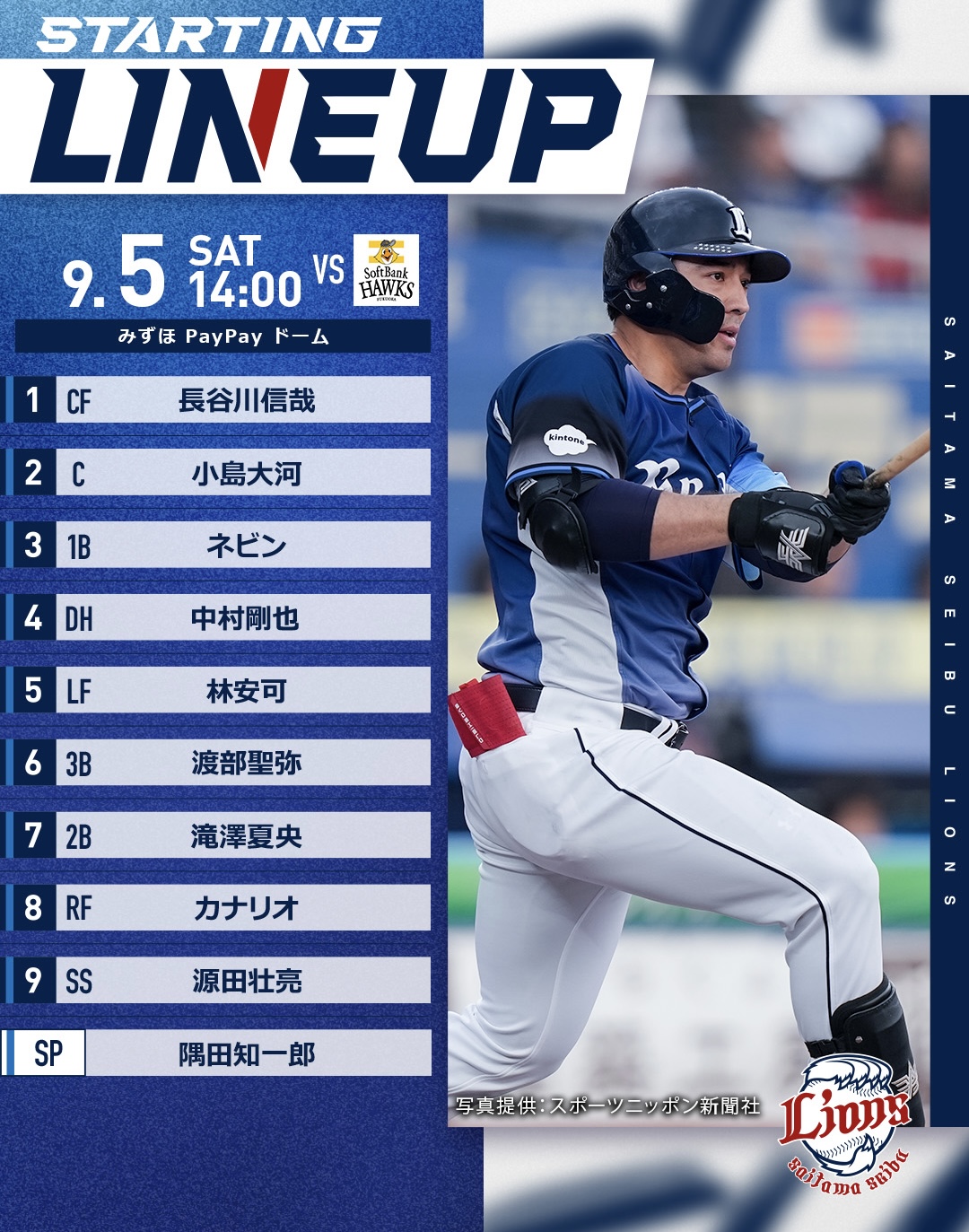 ポケモンベースボールフェスタ2026 西武ライオンズ ユニフォームシャツ