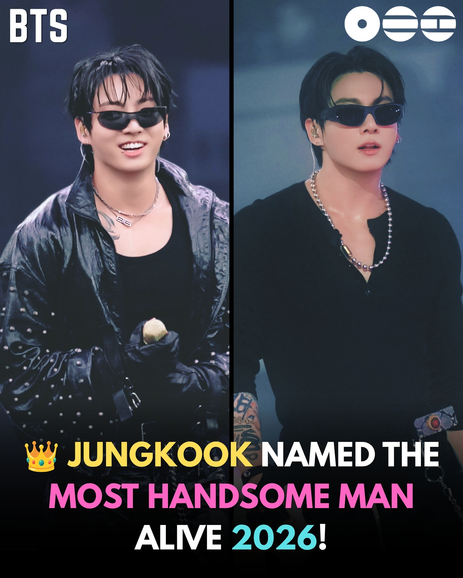 Jungkook named most handsome man alive 2026