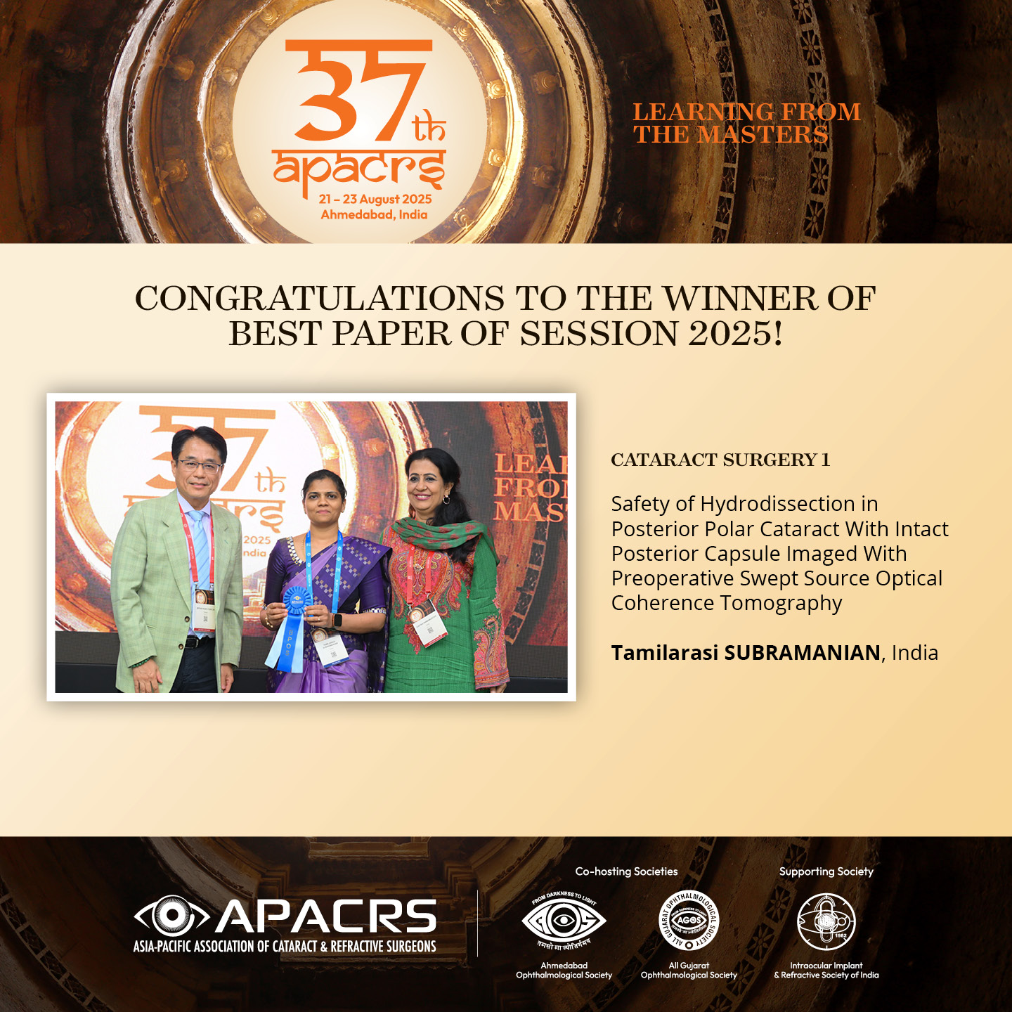APACRS - Asia-Pacific Association of Cataract & Refractive Surgeons