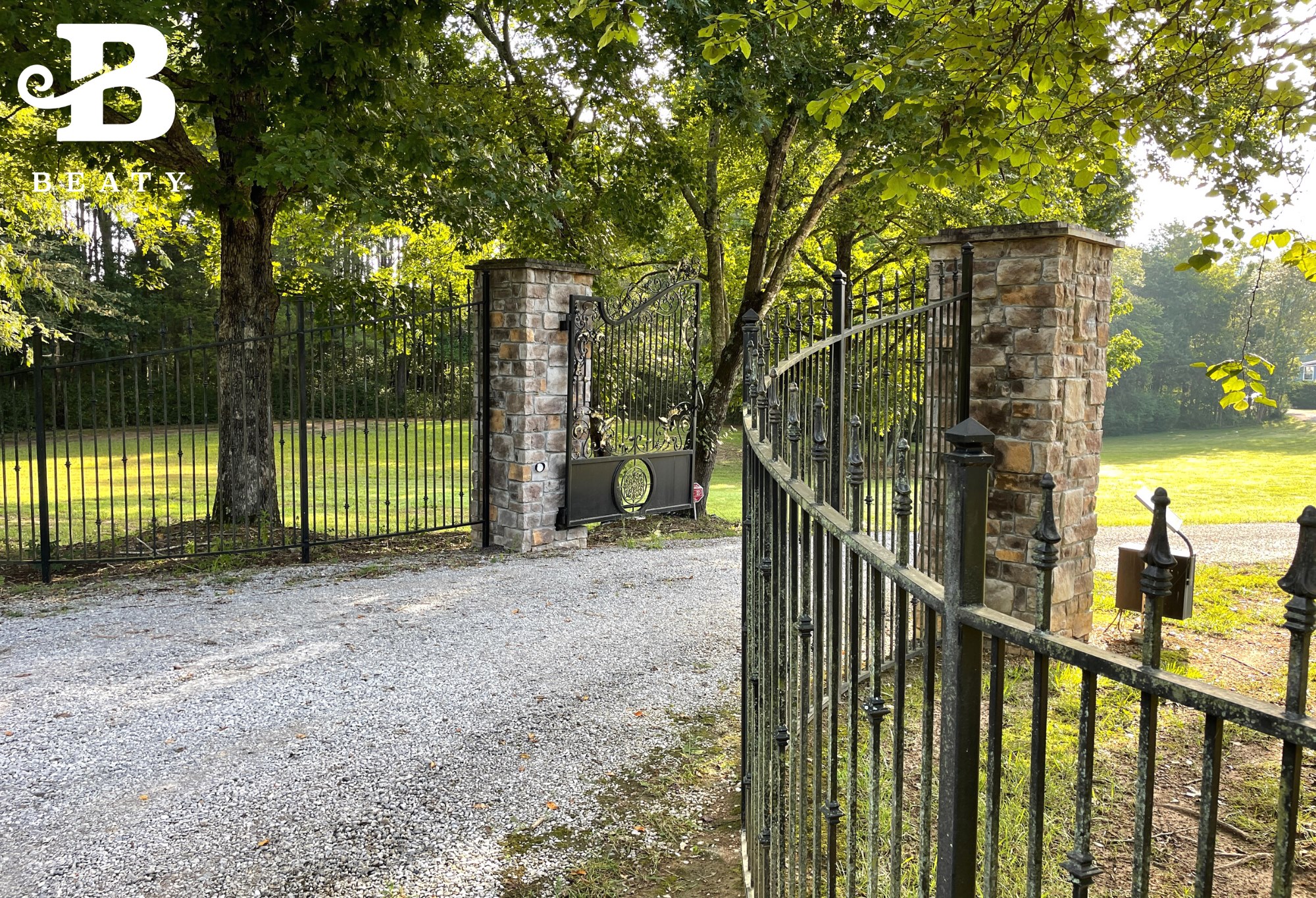 This gorgeous Positano replica gate... - Beaty Fabricating