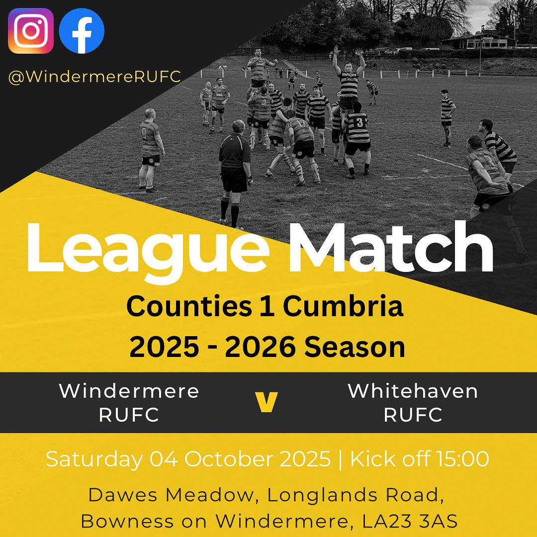 Windermere - ⚫️🟡 Counties 1 Cumbria League ⚫️🟡 Windermere v Whitehaven ...