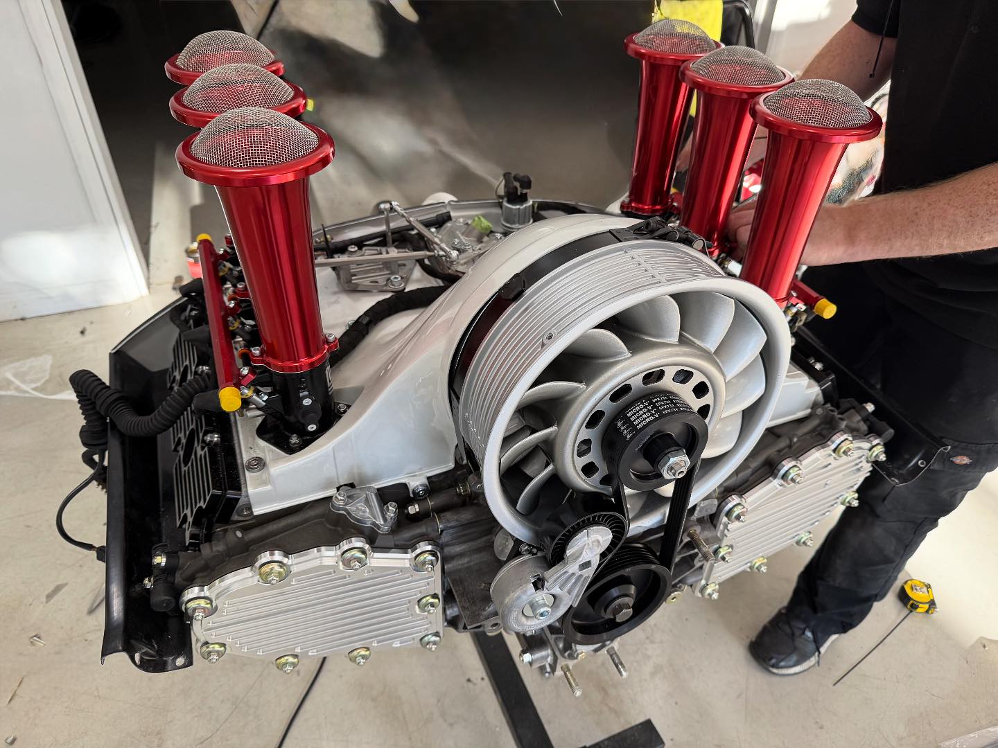 911 - Get ready for this. Car #160 engine ready to go in. It’s a ...