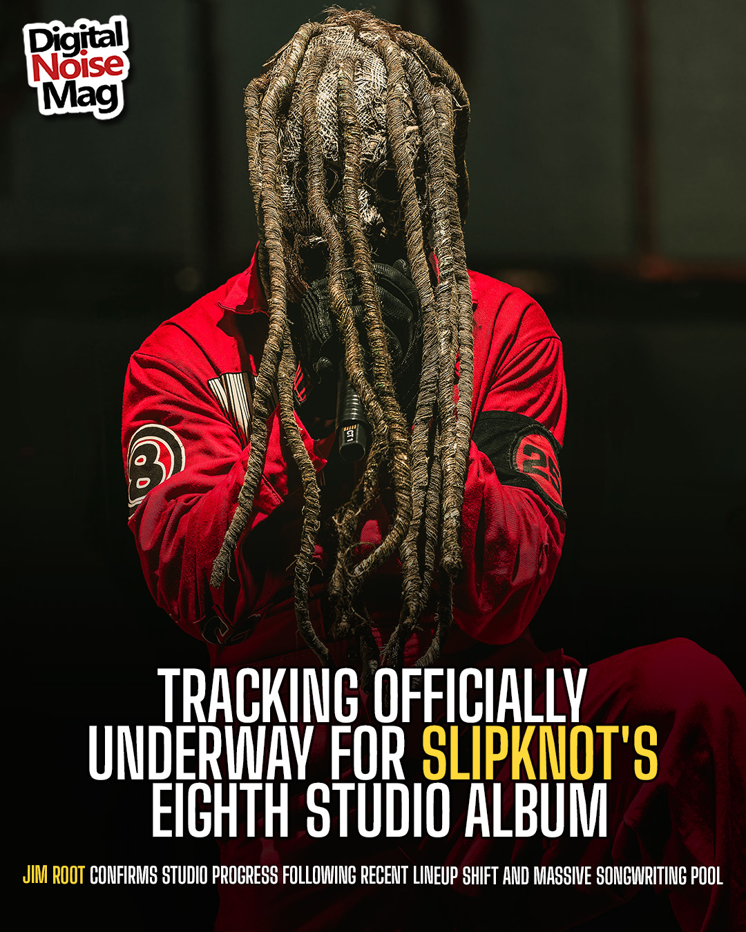 Slipknot begins tracking eighth studio album with Eloy Casagrande