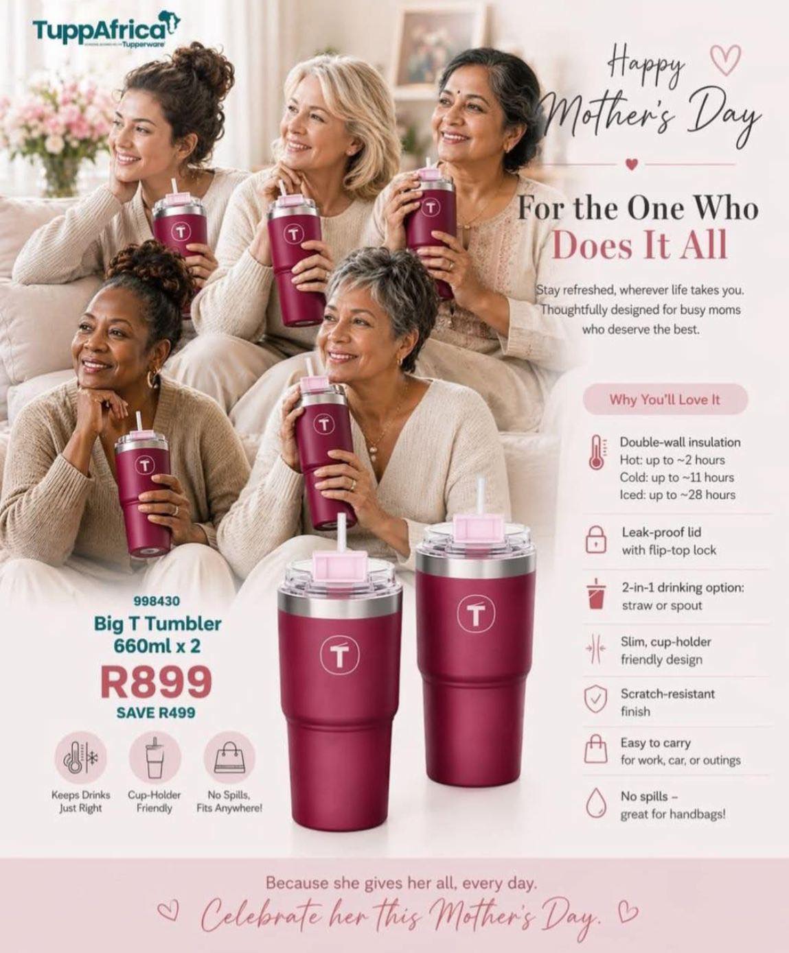 Spoil Mom this Mother's Day with something she'll love 💐💝 Shop