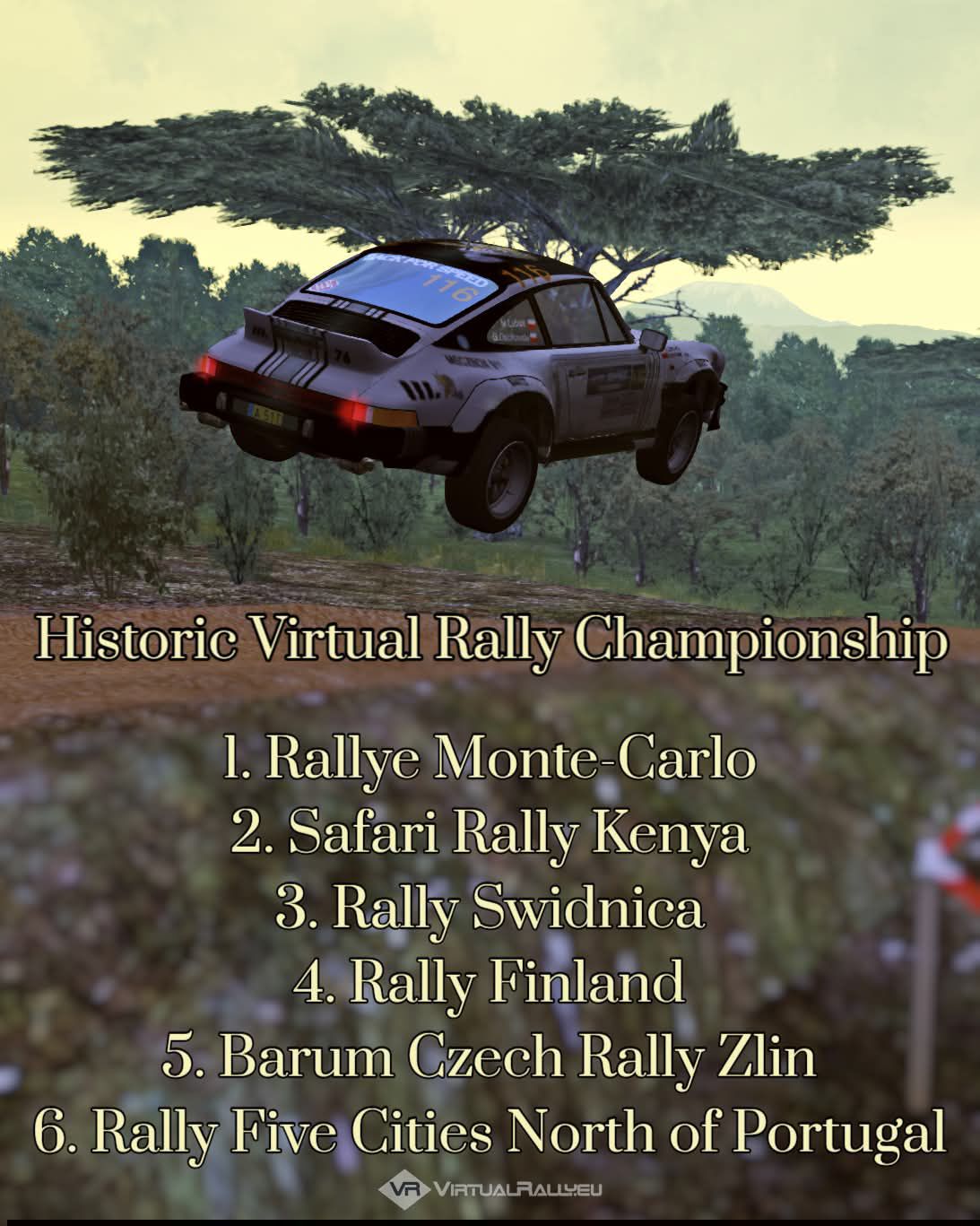 Richard - The Historic Virtual Rally Championship schedule has been ...