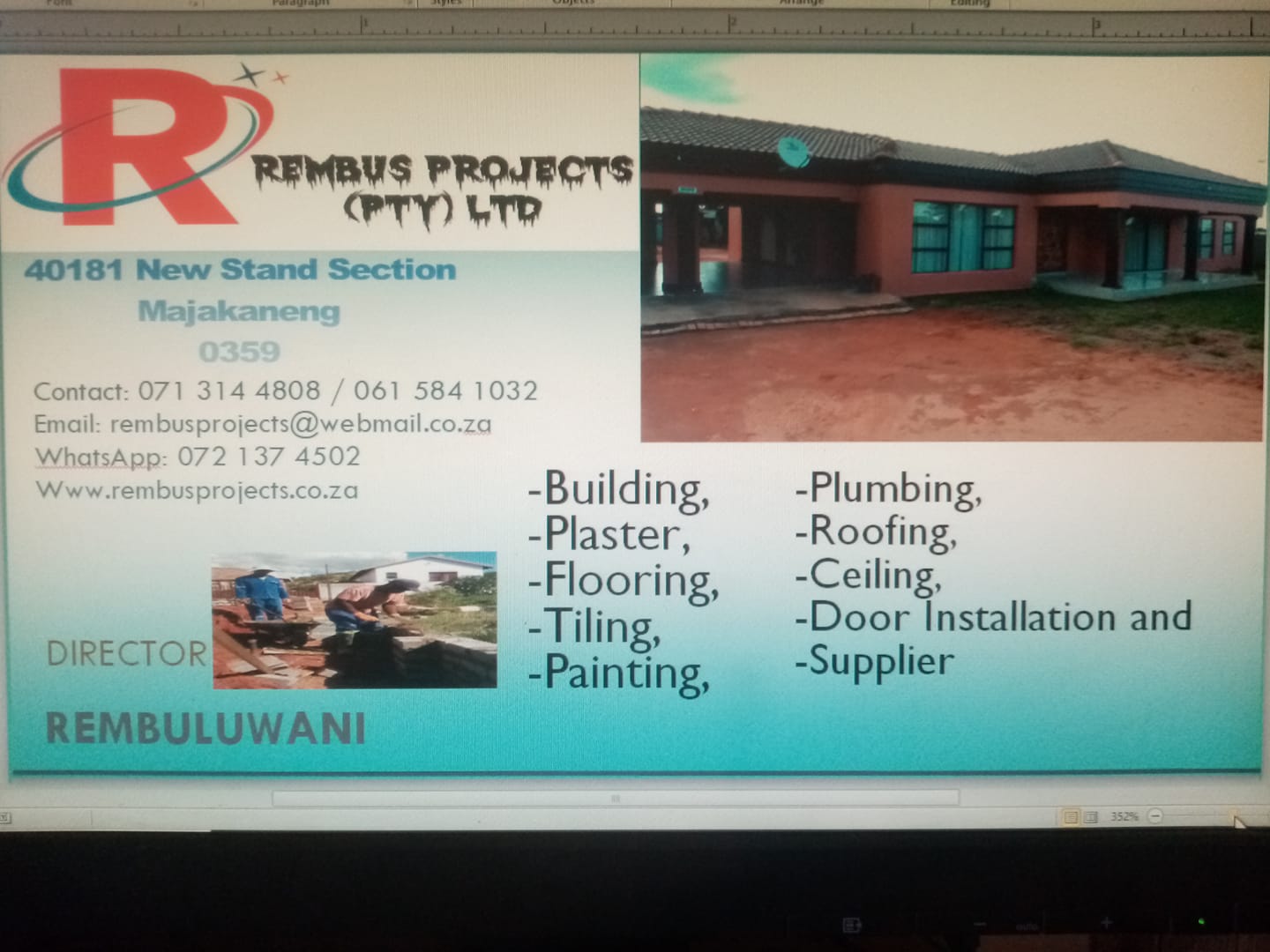 Rembus Projects Pty Ltd | Brits