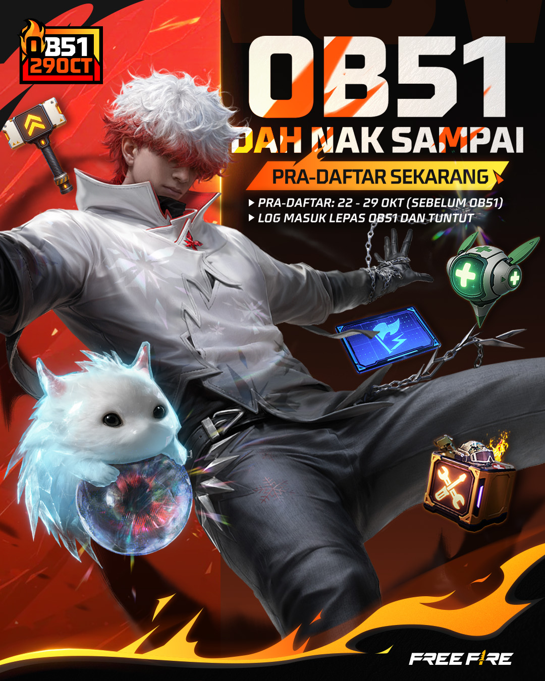 🔥 OB51 dah nak mendarat! 🔥 Update... - Garena Free Fire | Facebook