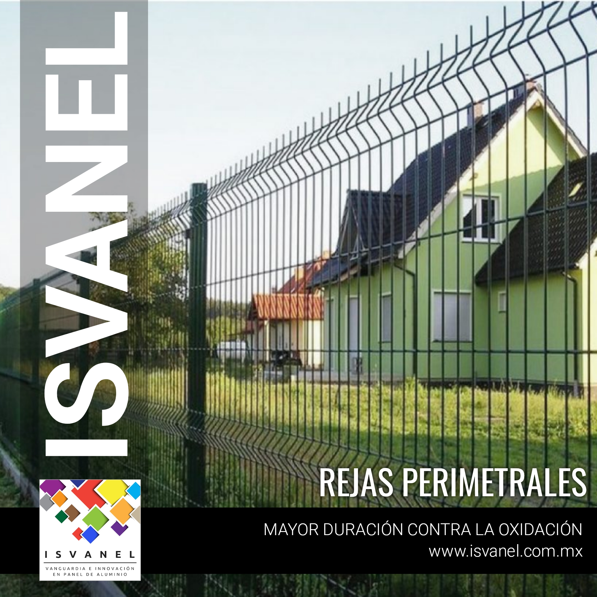 La reja perimetral... - Panel de Aluminio Compuesto - Isvanel