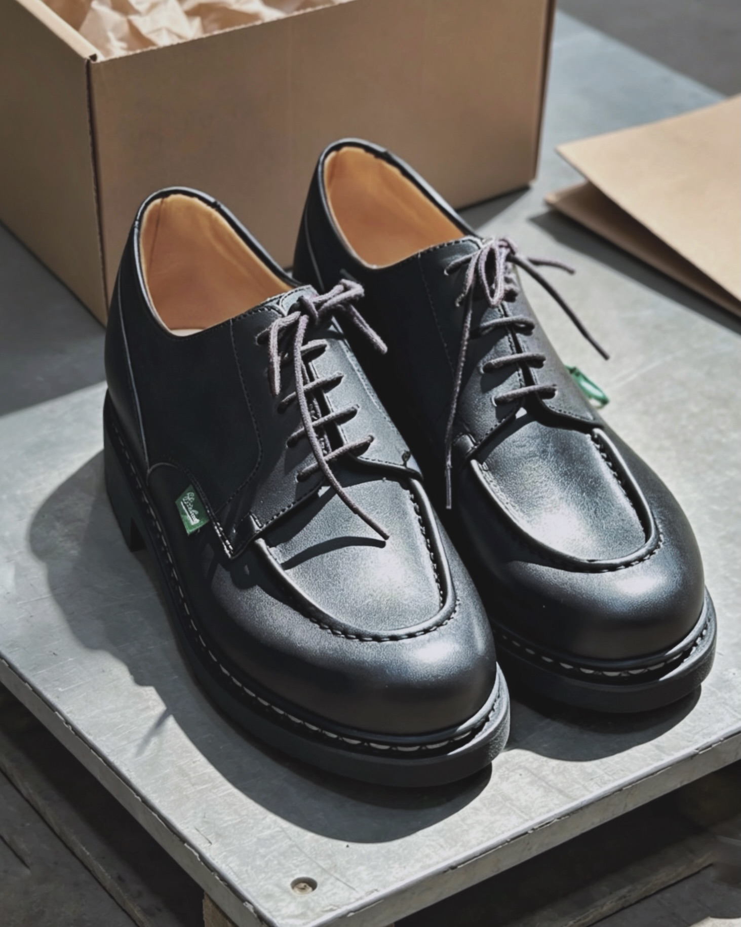 Paraboot 🇬🇧 ] The black Chambord is in stock - for now. If you