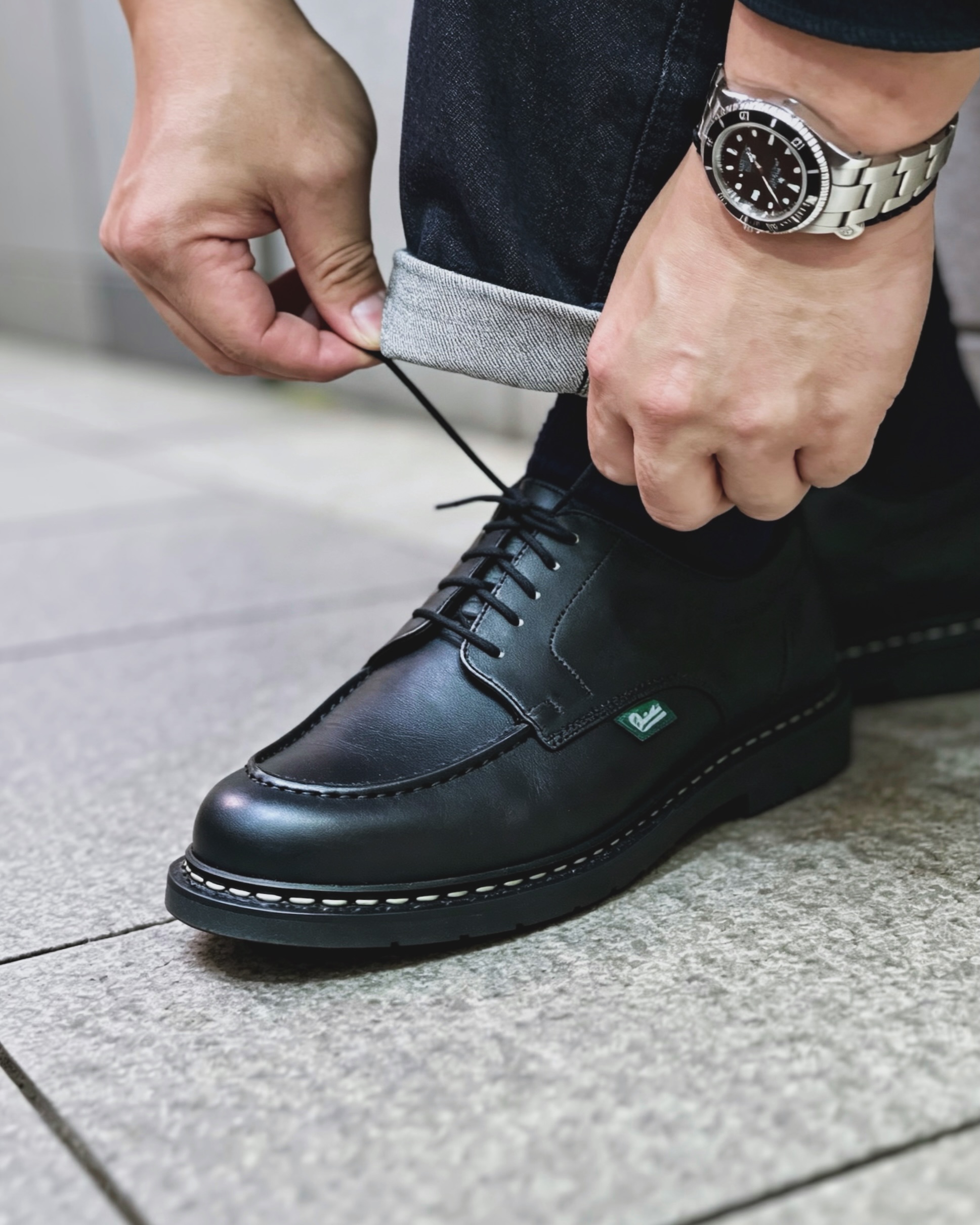 Paraboot 🇬🇧 ] The black Chambord is in stock - for now. If you