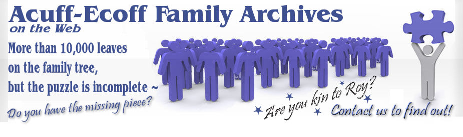 Acuff-Ecoff Family History Website