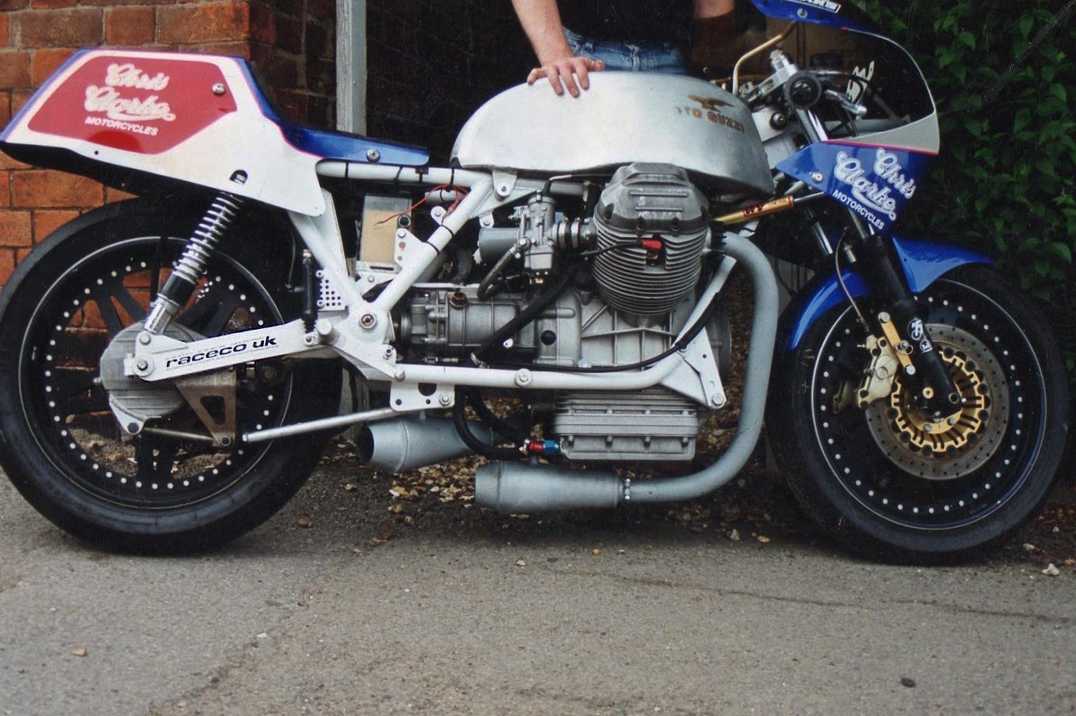 Raceco UK - Late 80s Team Clarke-Raceco Moto Guzzi. 948cc, 91.5 bhp ...