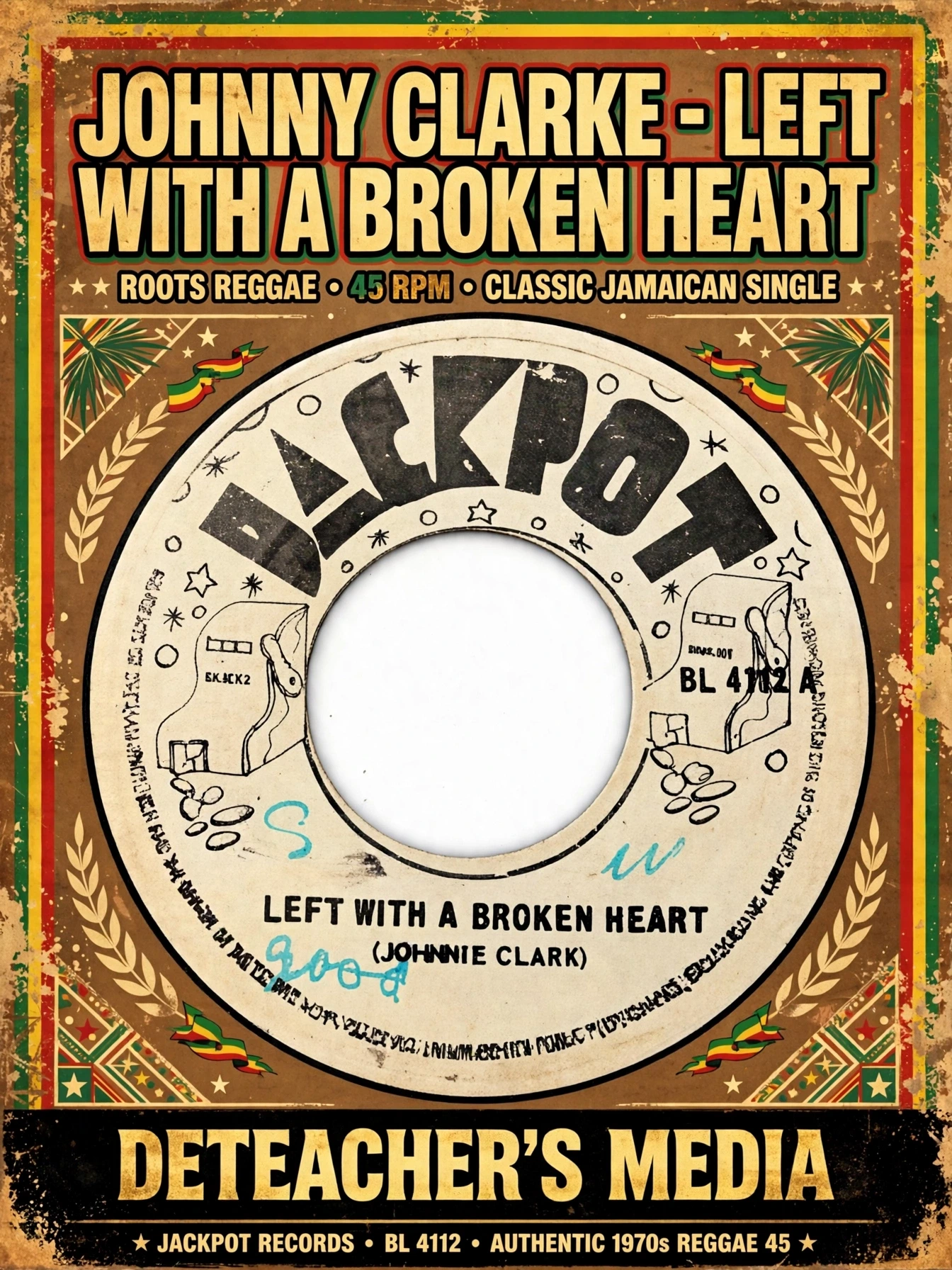 Johnny Clarke <> 1974 <> Left With A Broken Heart <> Jamaican