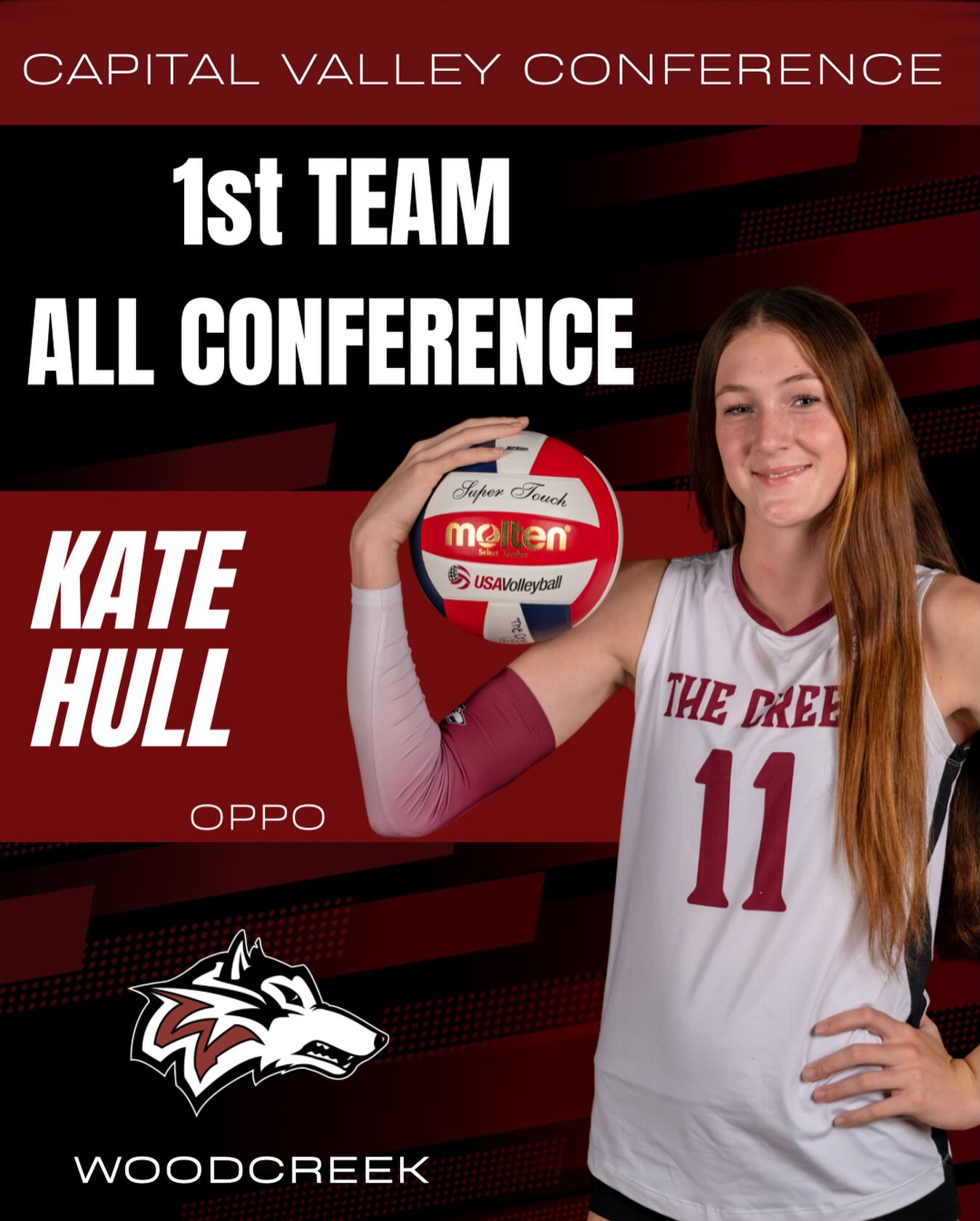 Woodcreek - Congratulations to Kate Hull for being named 1st Team All ...