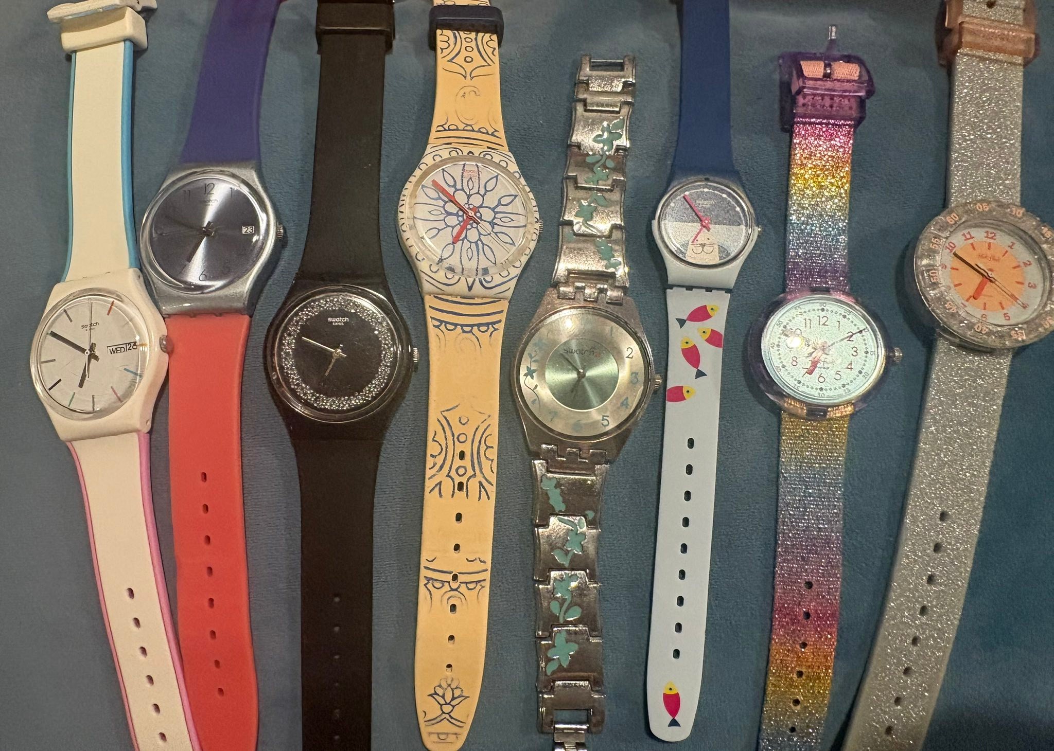 Swatch SUOZ129S Little Idiot by Moby Limited and Numbered Edition