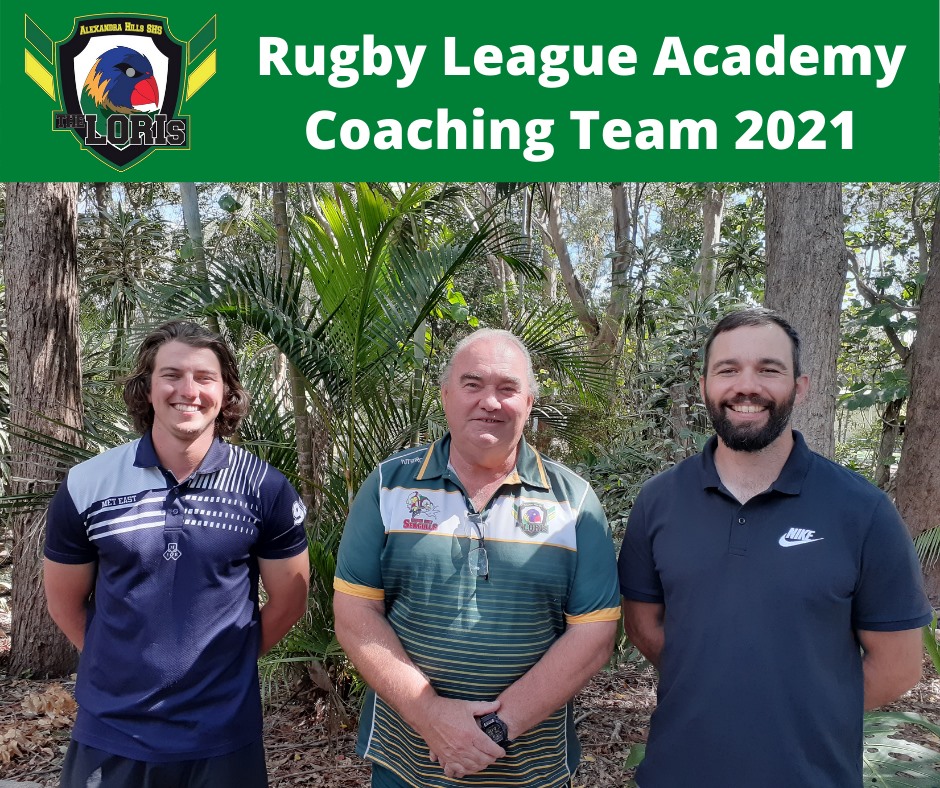 New Coaching Team We... - Alexandra Hills State High School | Facebook